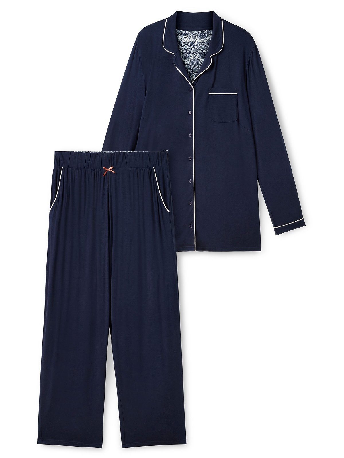 Große Sheego Pyjama Größen Set (Set) Passform 2-teiliges lockere in als