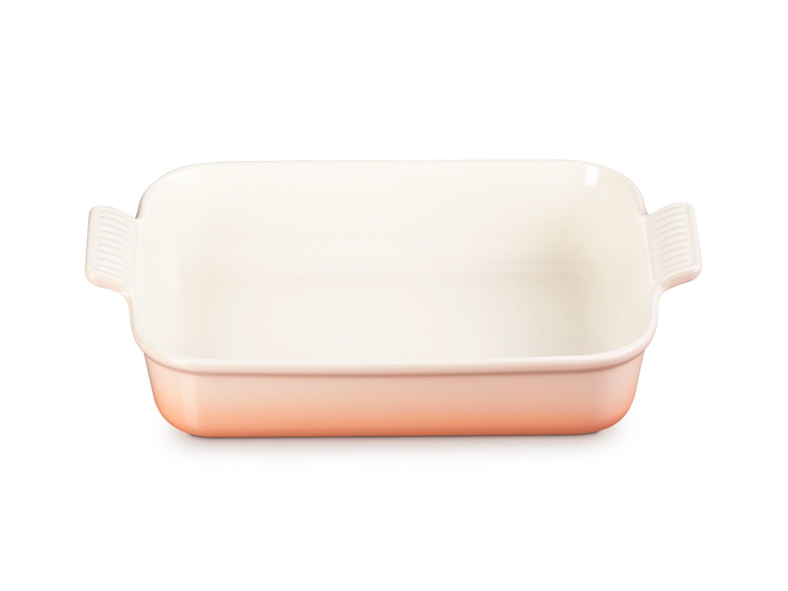 LE CREUSET Auflaufform Auflaufform Tradition rechteckig pêche 32cm, Steinzeug