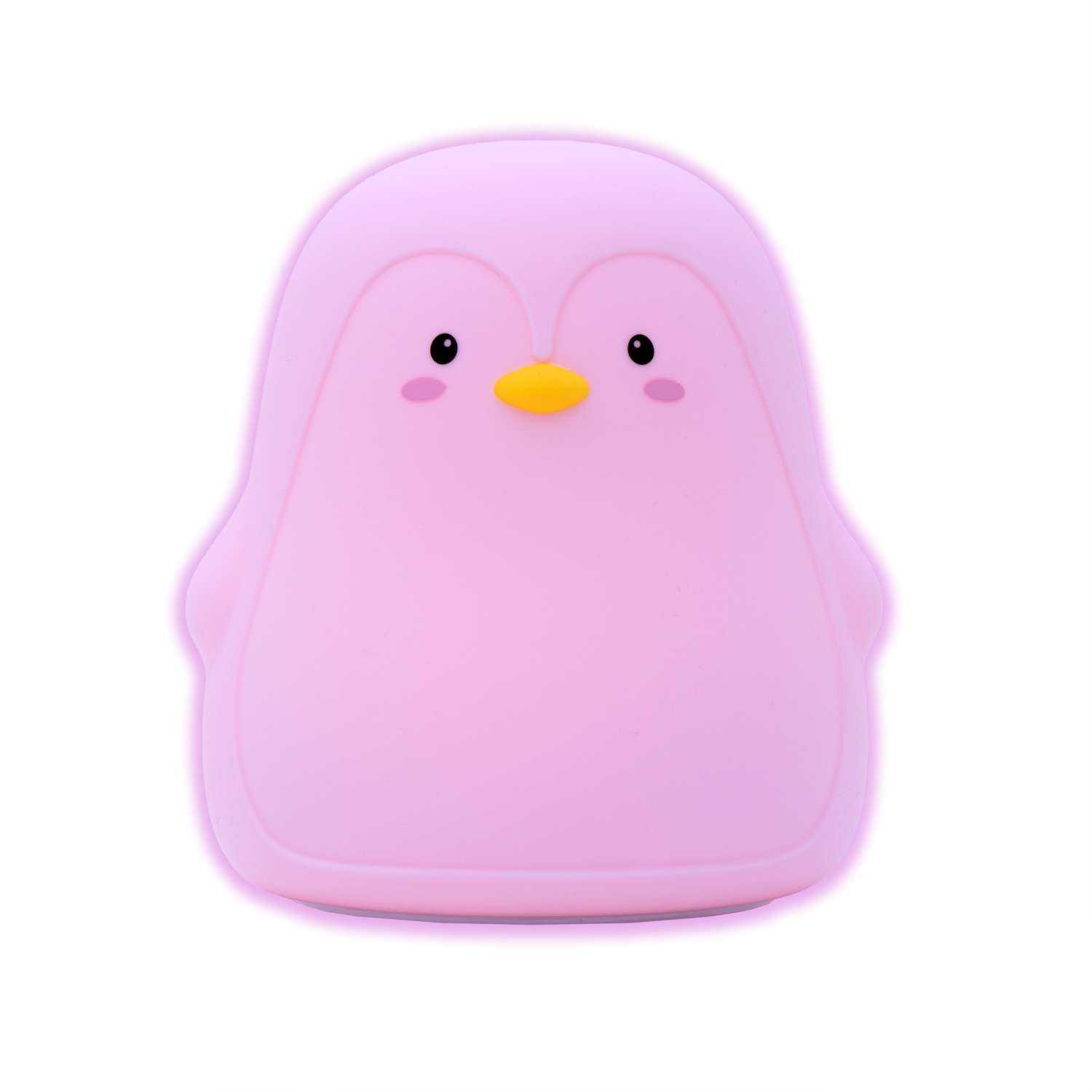 Intirilife Nachtlicht, LED, On/Off-Timer-Button, Farbwechsel, Touch Sensor, LED, Farbwechsler, Nachtlampe für Kinder mit 7 Farben Nachtleuchte Aufladbar mit Kabel