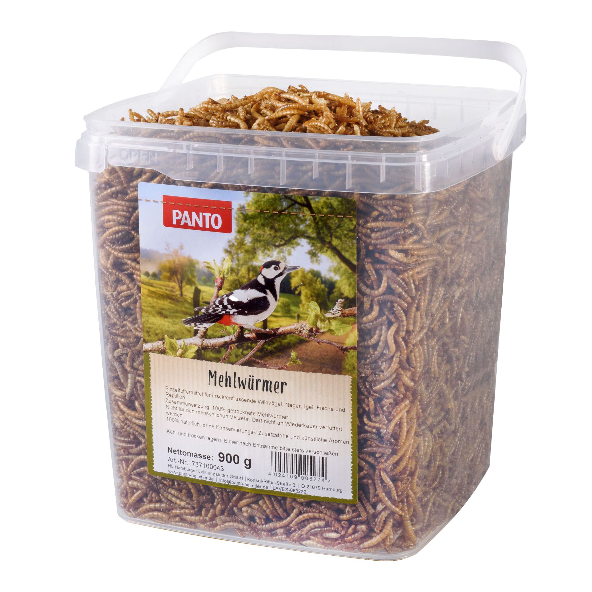 PANTO Mehlwürmer 900g
