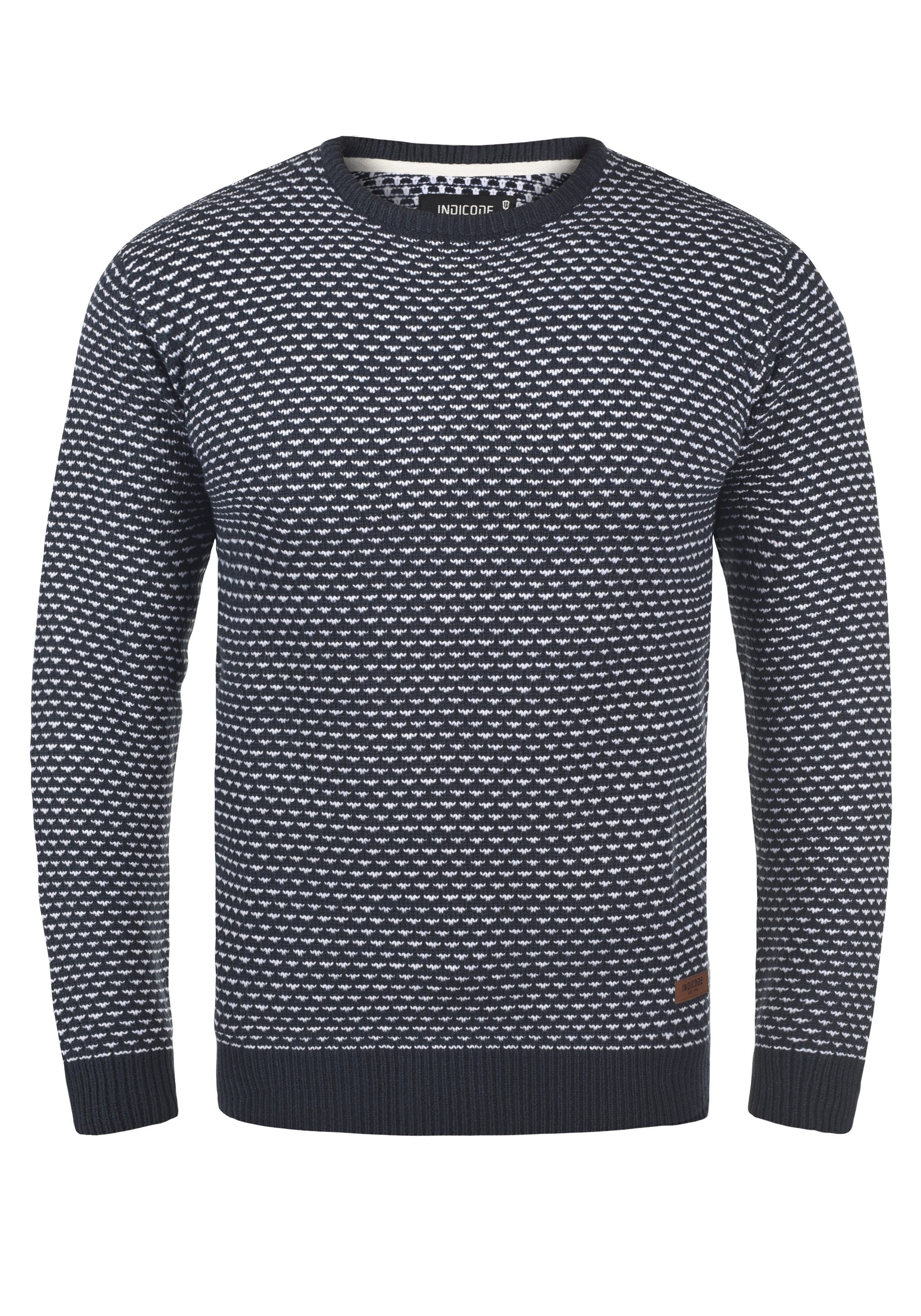 Indicode Strickpullover IDCoppler Strickpulli aus Grobstrick