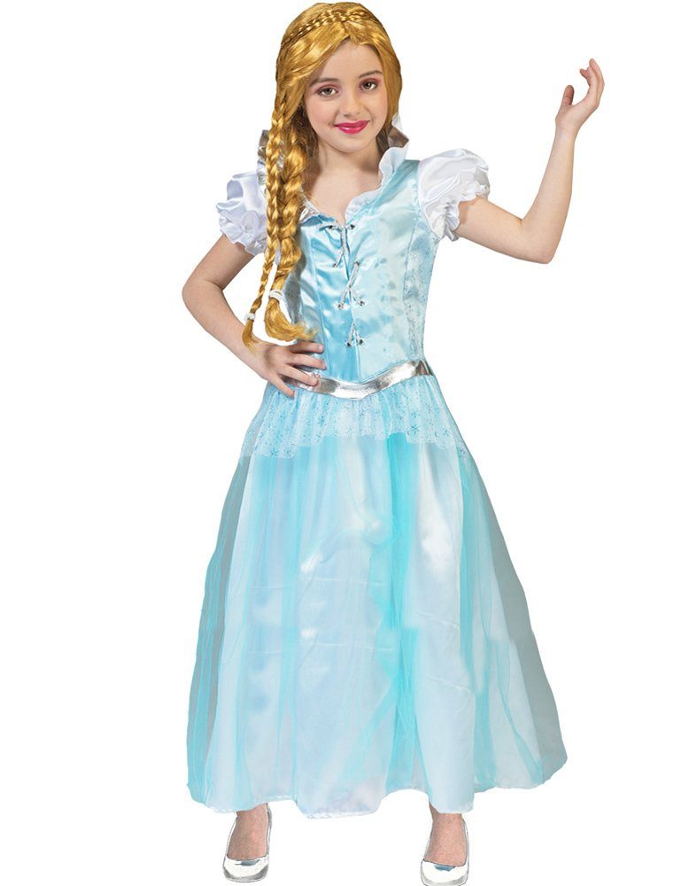 Kinder Mädchen Elsa Aurora Kleid Eiskönigin Frozen Prinzessin Cosplay Karneval 