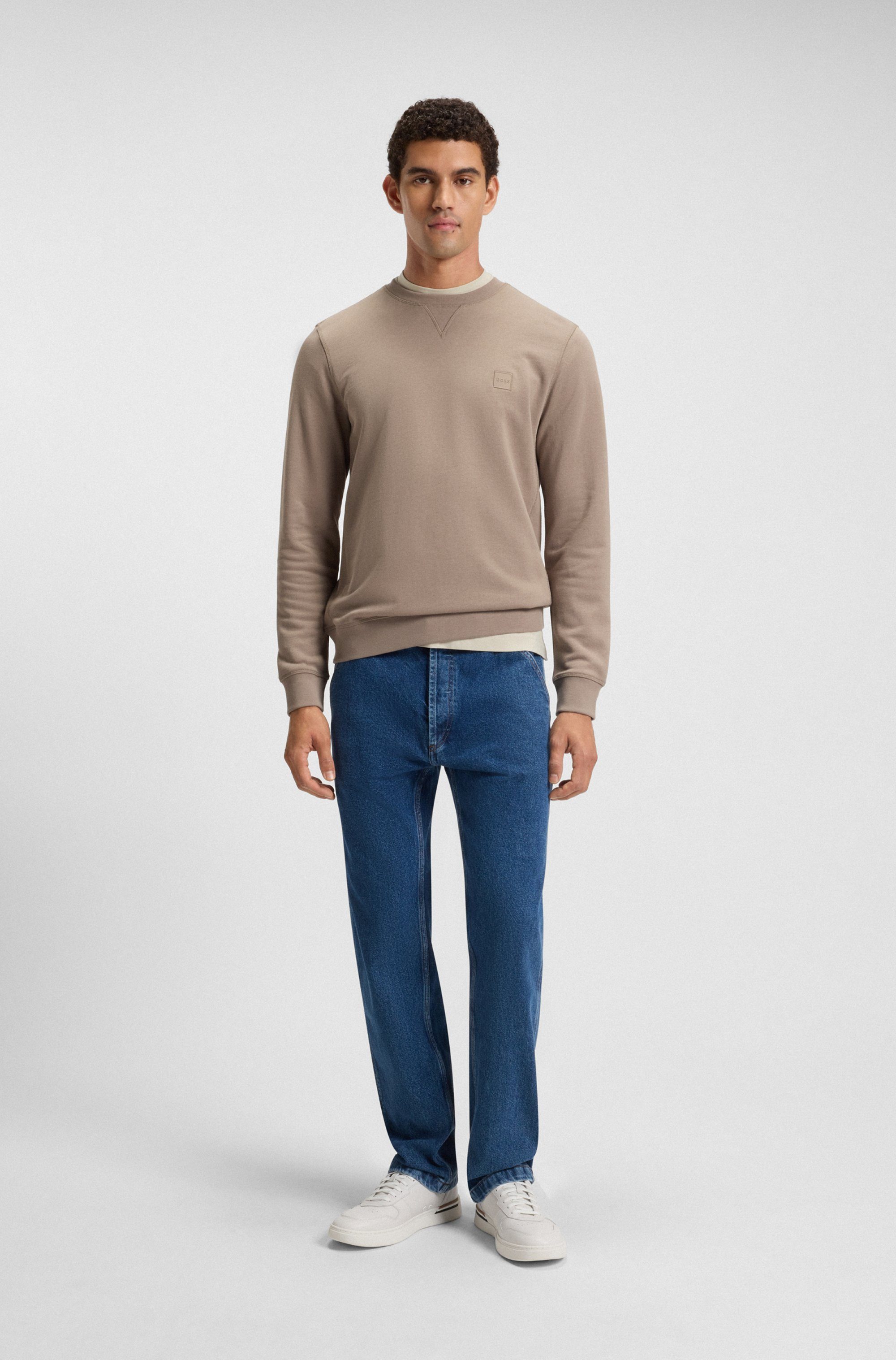 BOSS ORANGE Sweatshirt Westart mit BOSS Logopatch