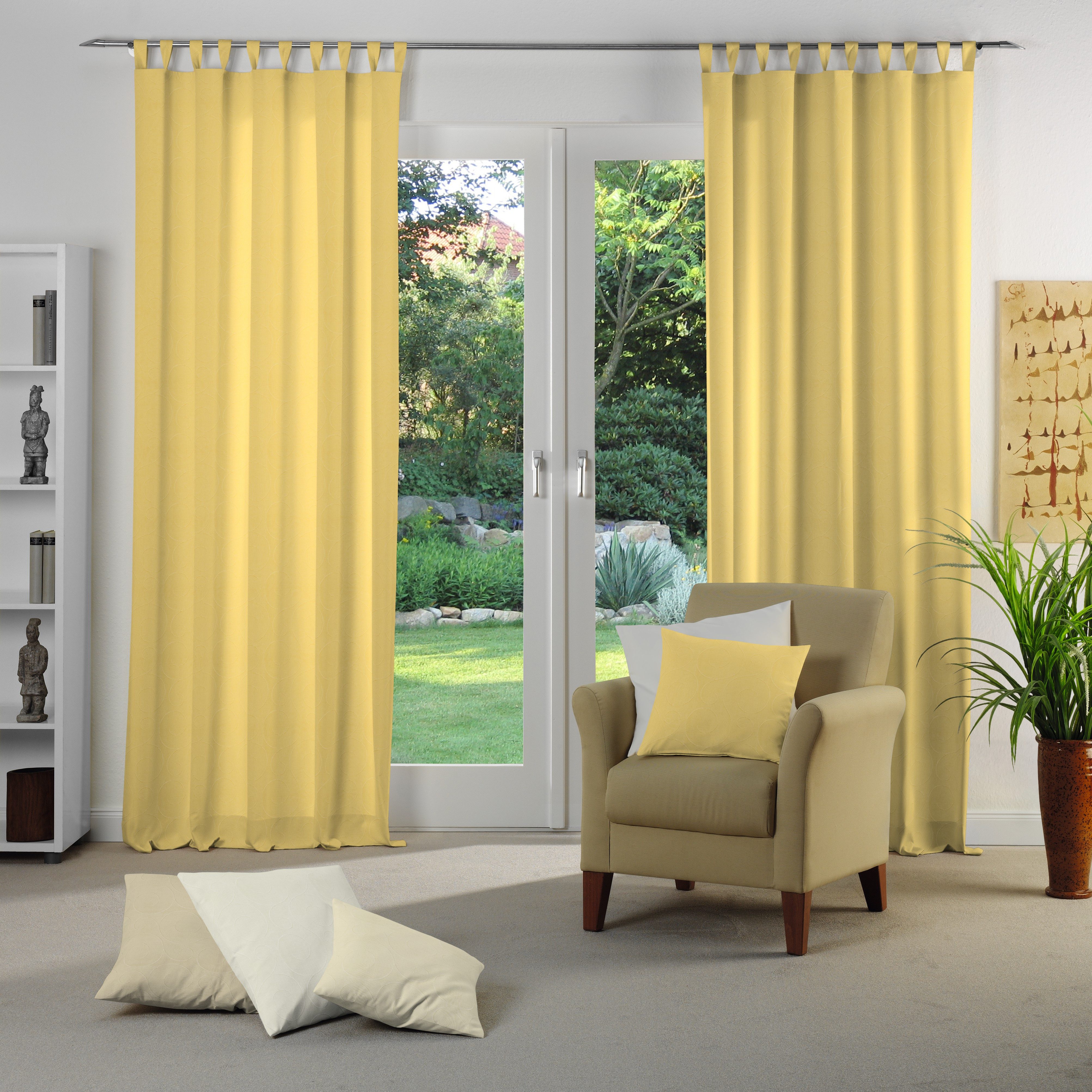 Wirth Vorhang NEUFAHRN (1 St), Schlaufen, blickdicht, Jacquard