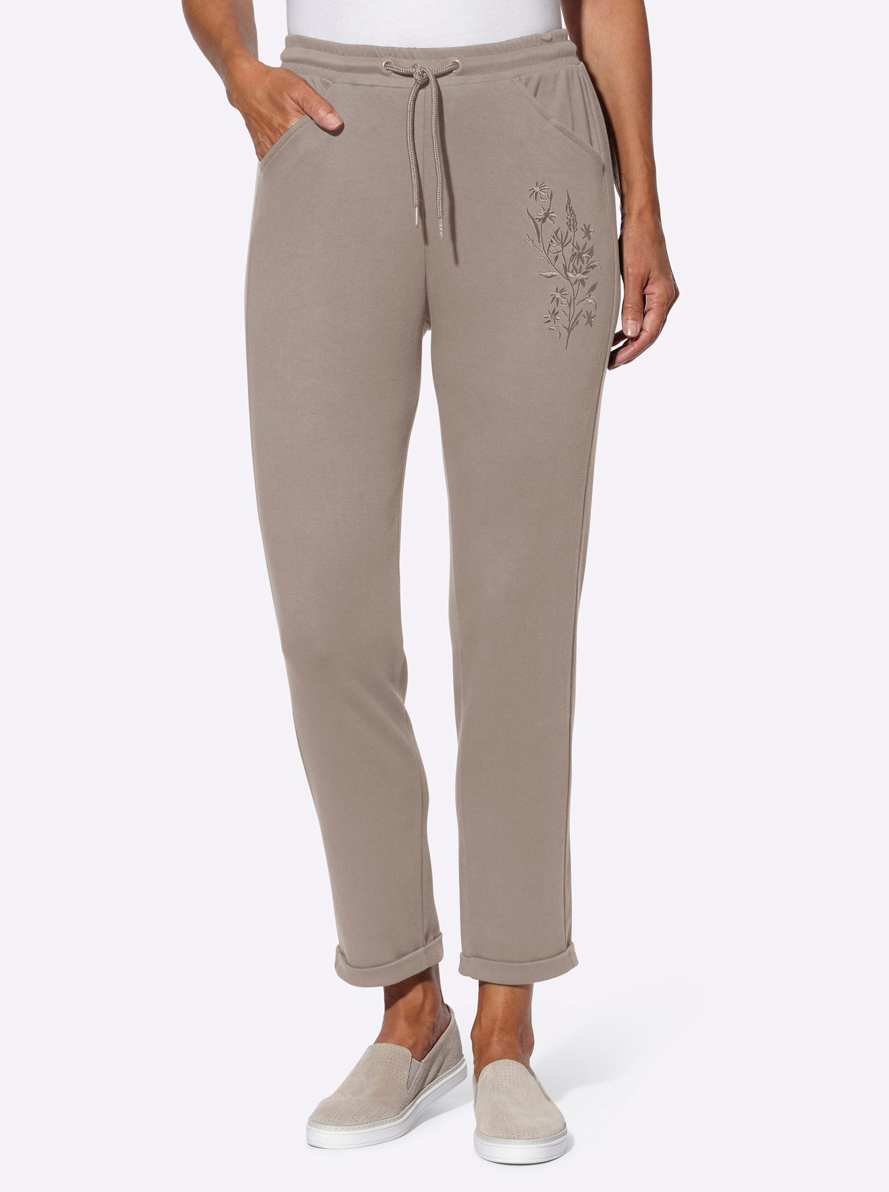 Sieh an! Jerseyhose Sweathose Innenbeinlänge ca. günstig online kaufen
