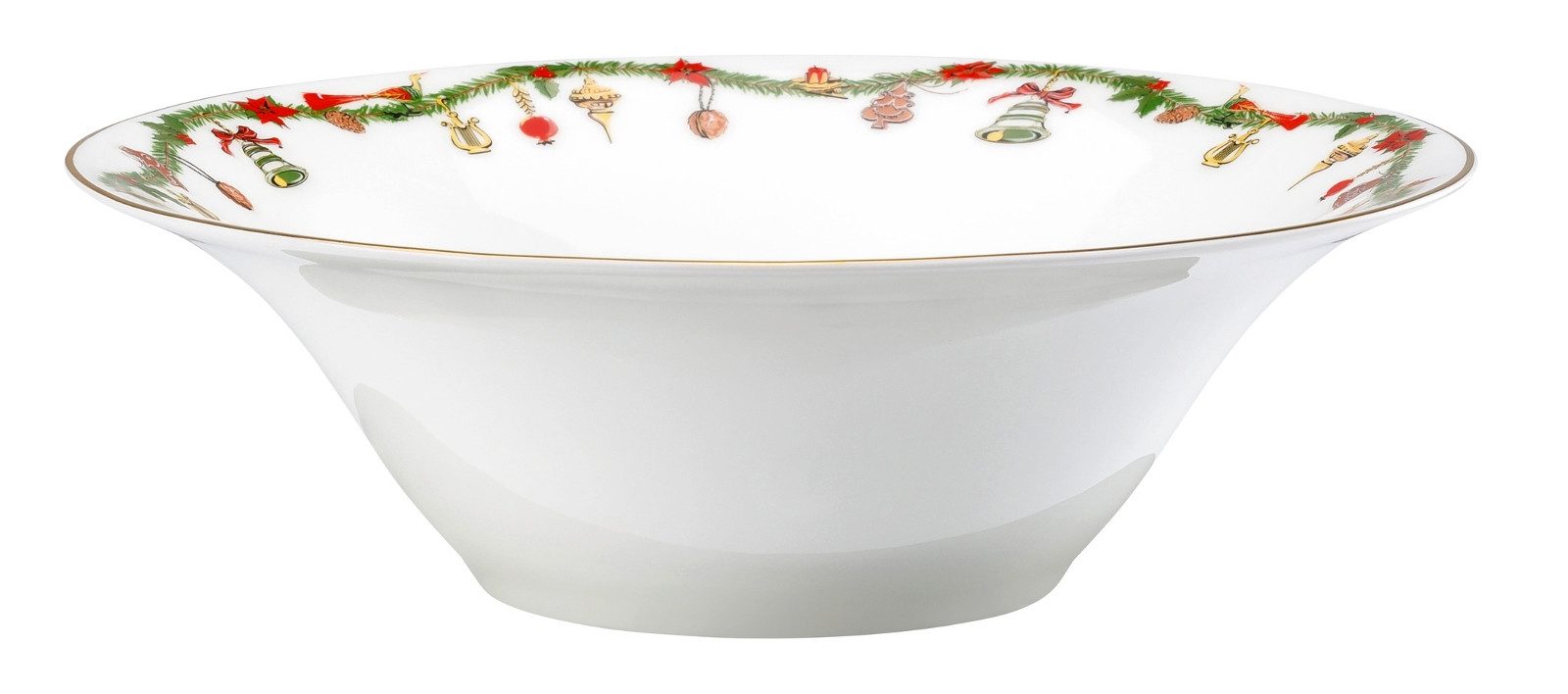 Hutschenreuther Schüssel Nora Christmas Schüssel 26 cm, Bone China, (Schüsseln & Schalen), Schalen / Schälchen / Schüsseln