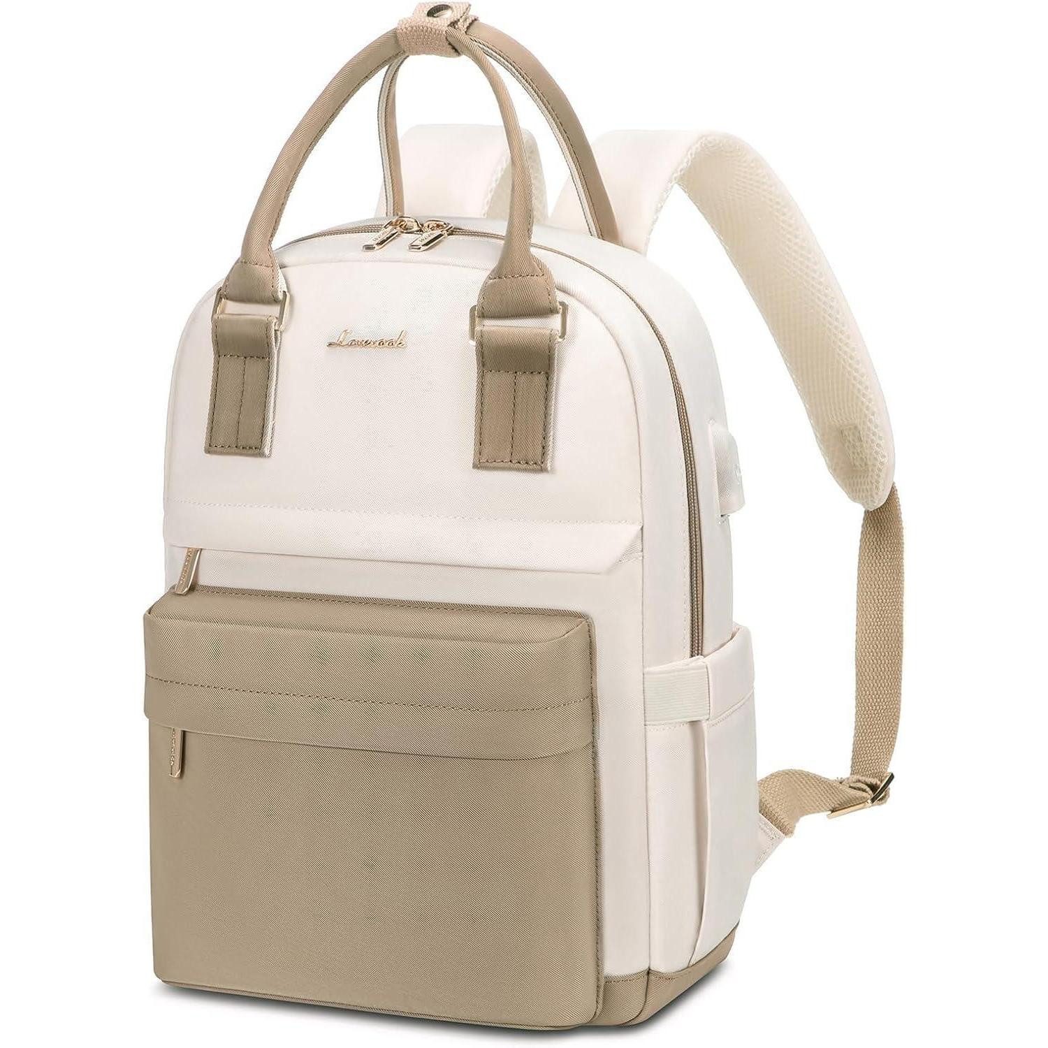 LuxusKollektion Cityrucksack Damen Rucksack 13,3 Zoll Wasserdicht Cityrucksack 2 in 1 Mini Daypack
