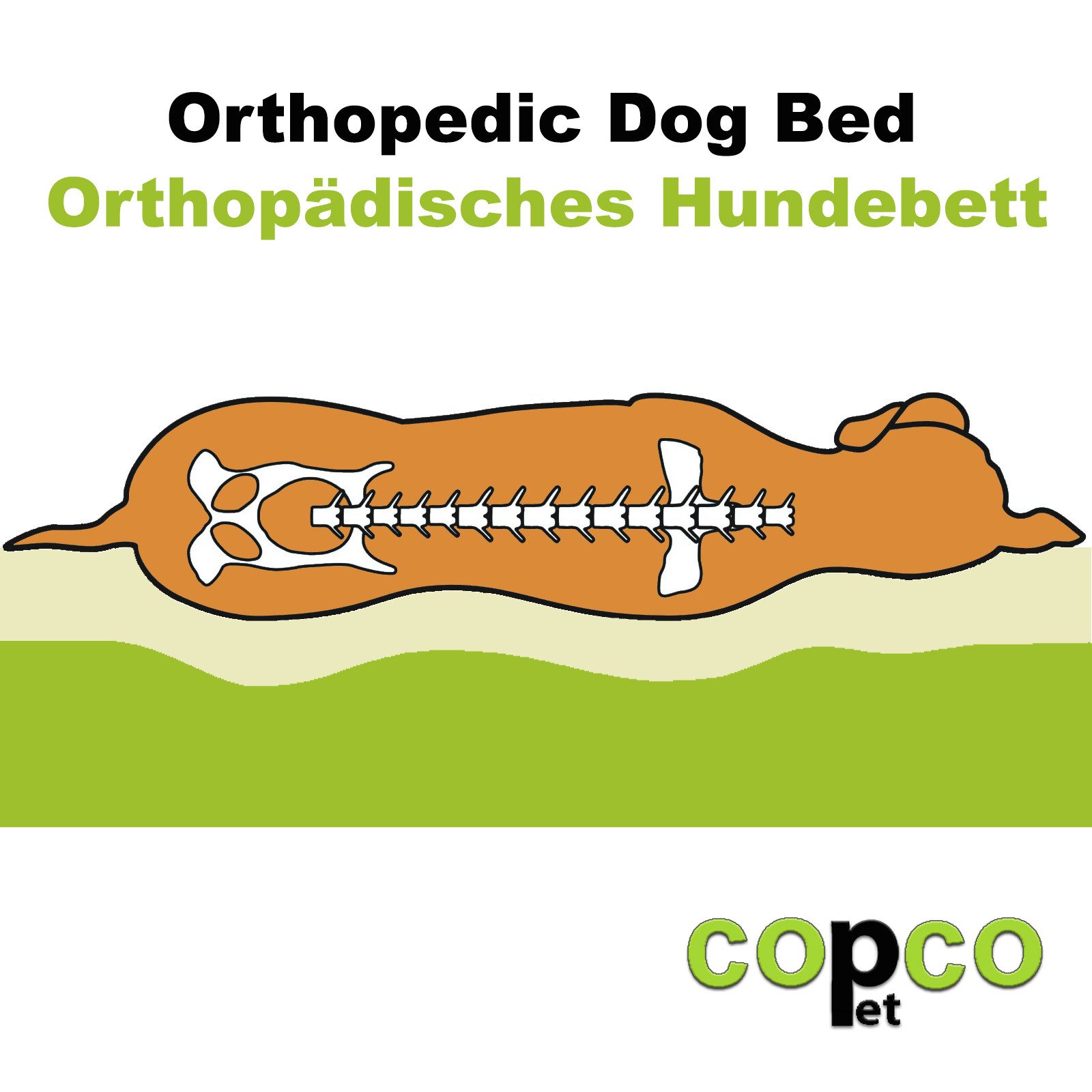 CopcoPet Tierbett Hundebett Stella Antik Hell günstig online kaufen