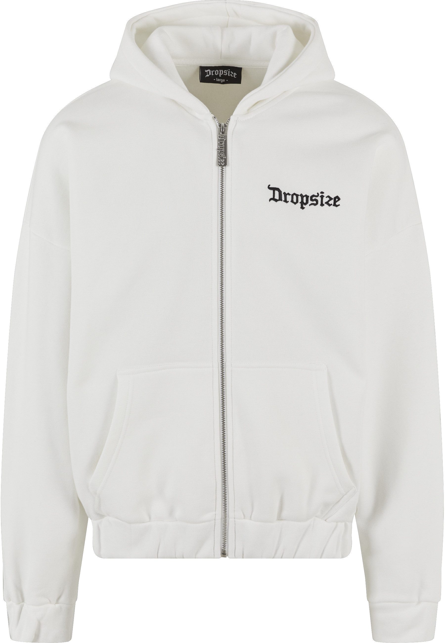 Dropsize Kapuzensweatshirt Dropsize Herren Super Heavy Oversize Blank Zip Hoodie (1-tlg)