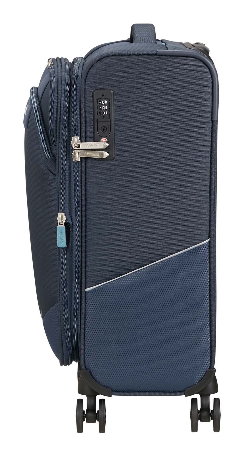 American Tourister® Weichgepäck-Trolley Spinner 55 / 20 EXP TSA Trolley, 4 Rollen