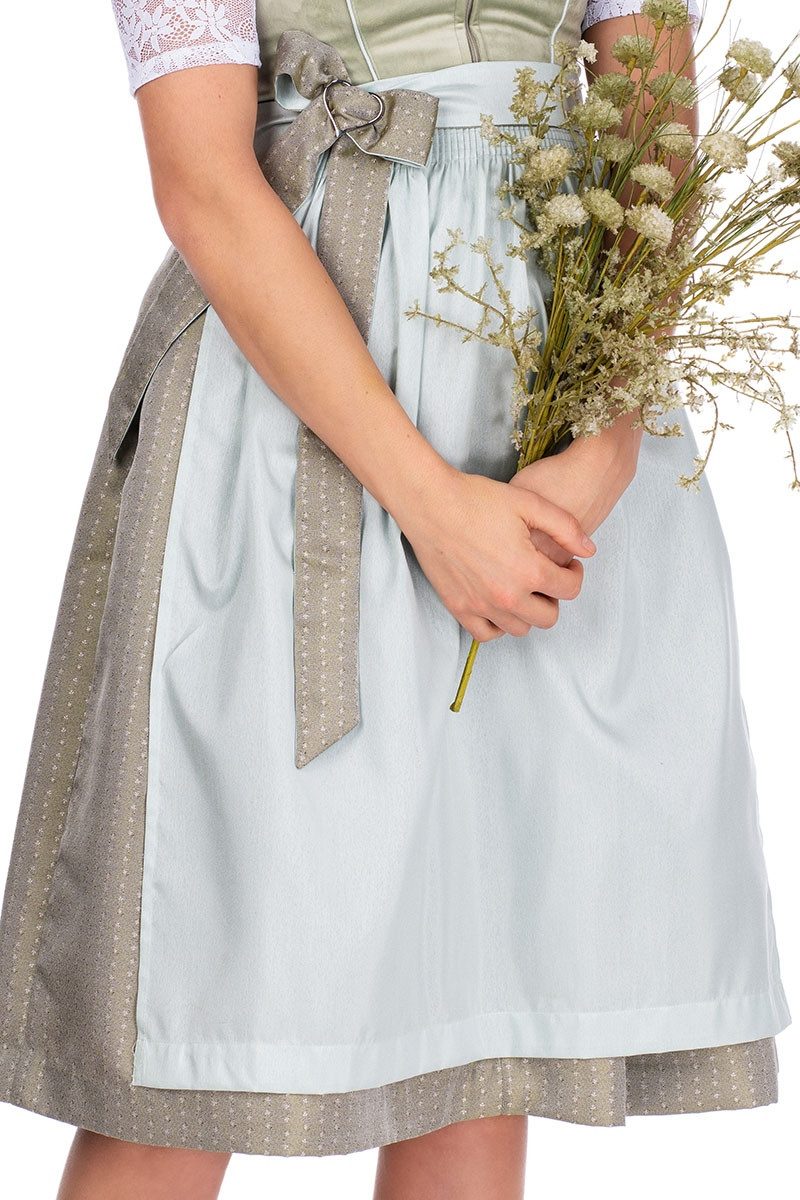 Spieth & Wensky Dirndl Samt Dirndl 2tlg. - DOREEN - mintgrün – Bild 4 von 5