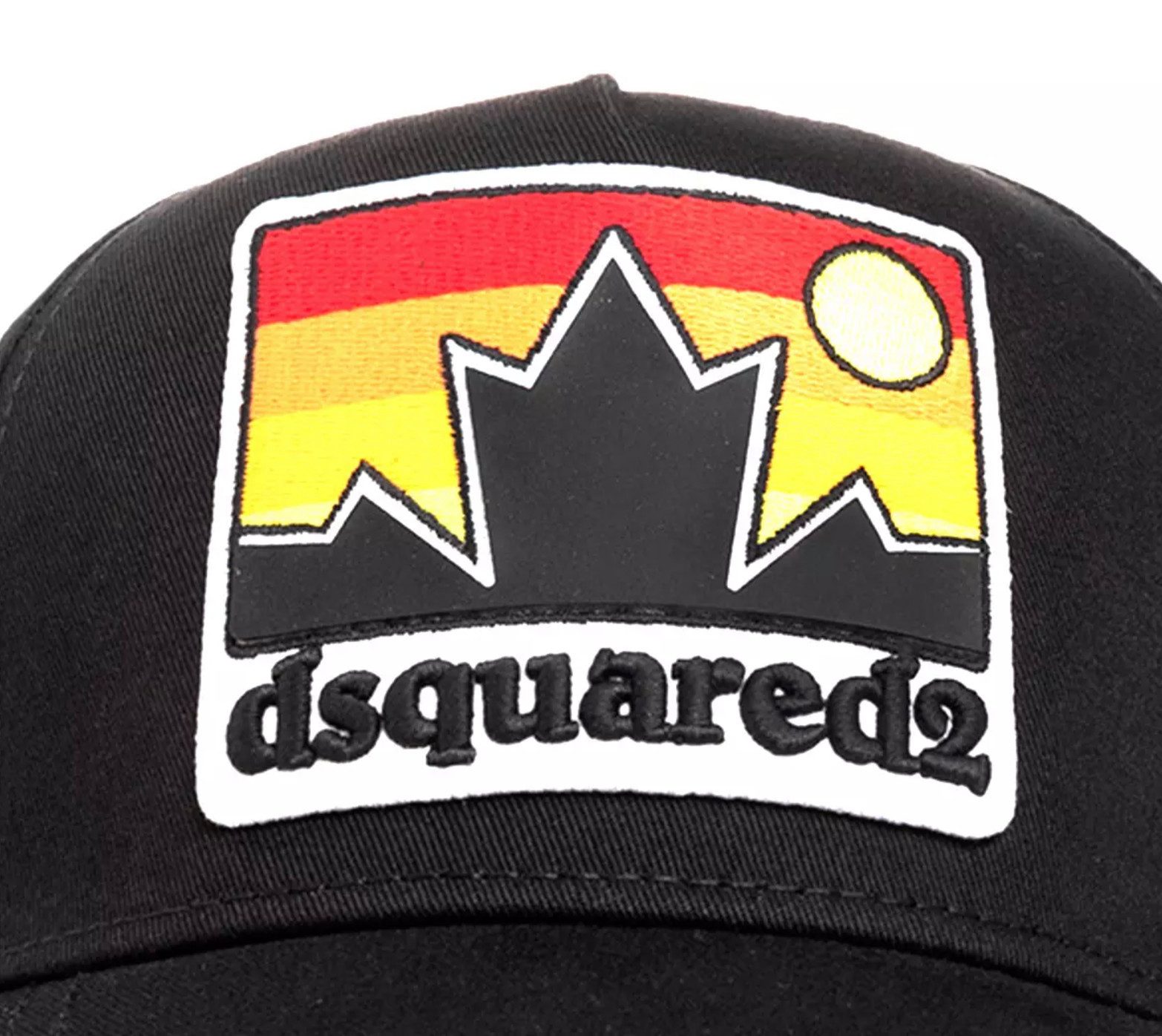 Dsquared2 Baseball Cap Baseballkappe Sunset Leaf Icon Kappe Verstellbarer Riemen für eine optimale, individuelle Anpassung