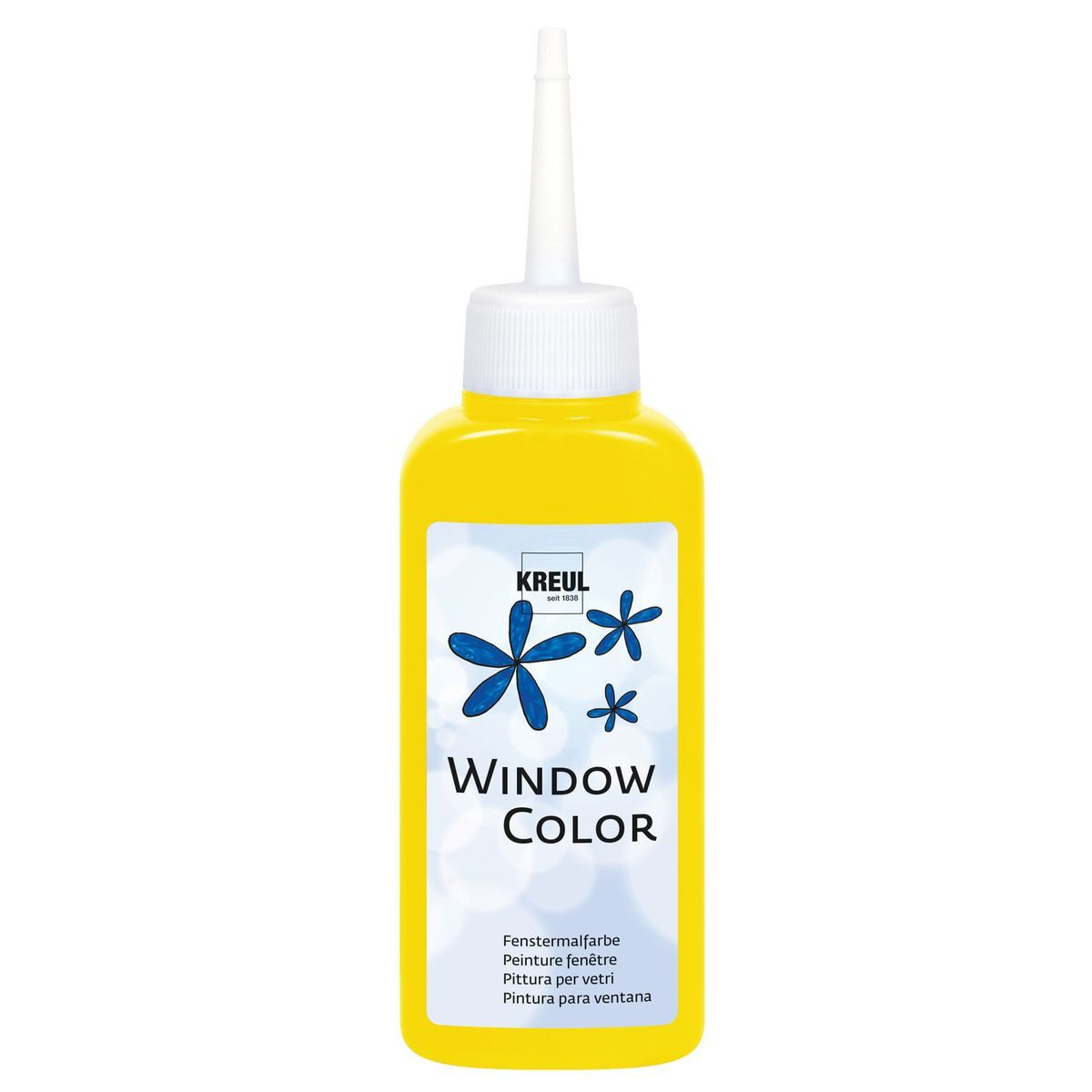 Wasserfarbe KREUL Window Color sonnengelb 80ml Flasche