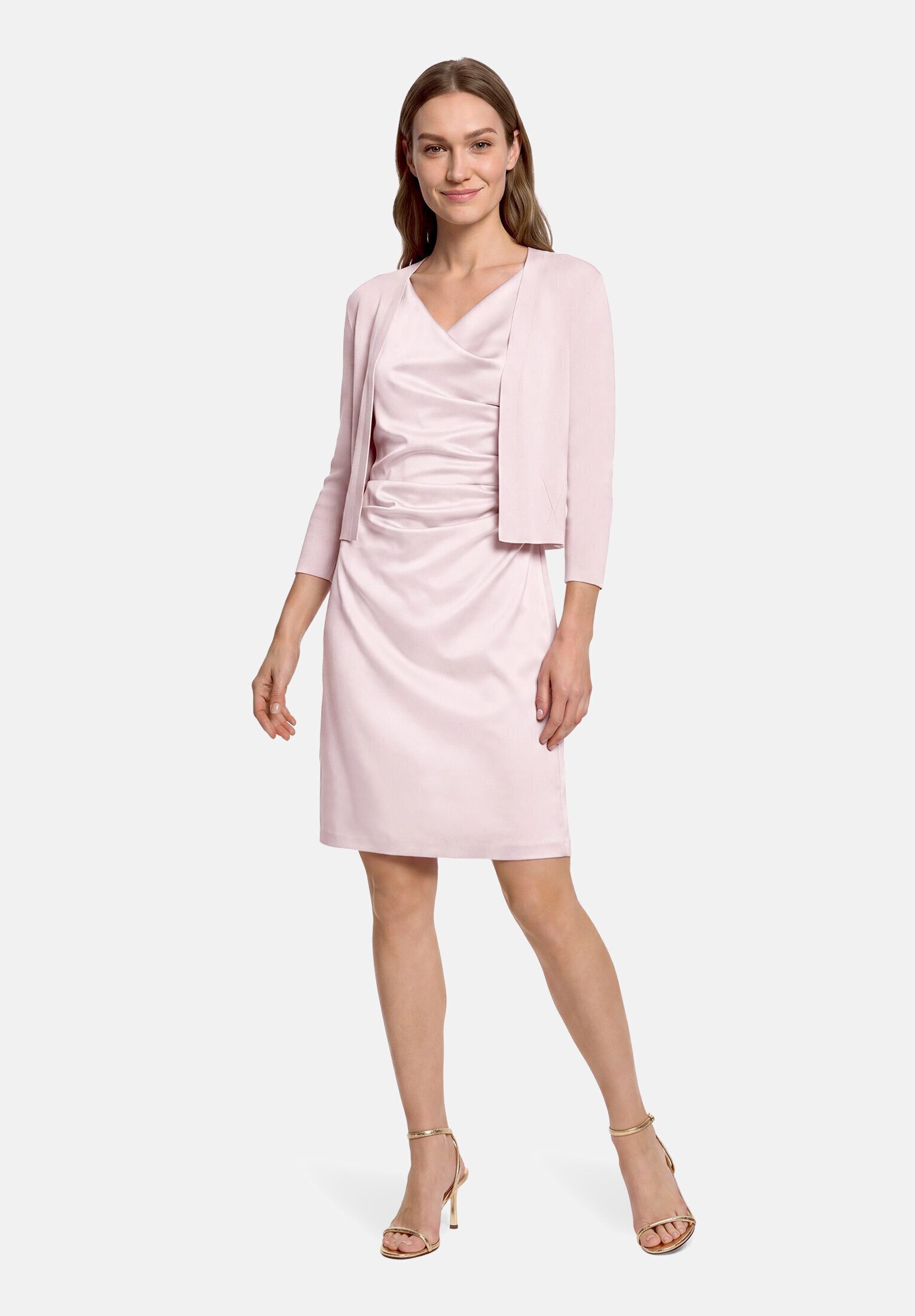 Vera Mont Strickjacke Damen langarm (1-tlg) Ärmelschlitz