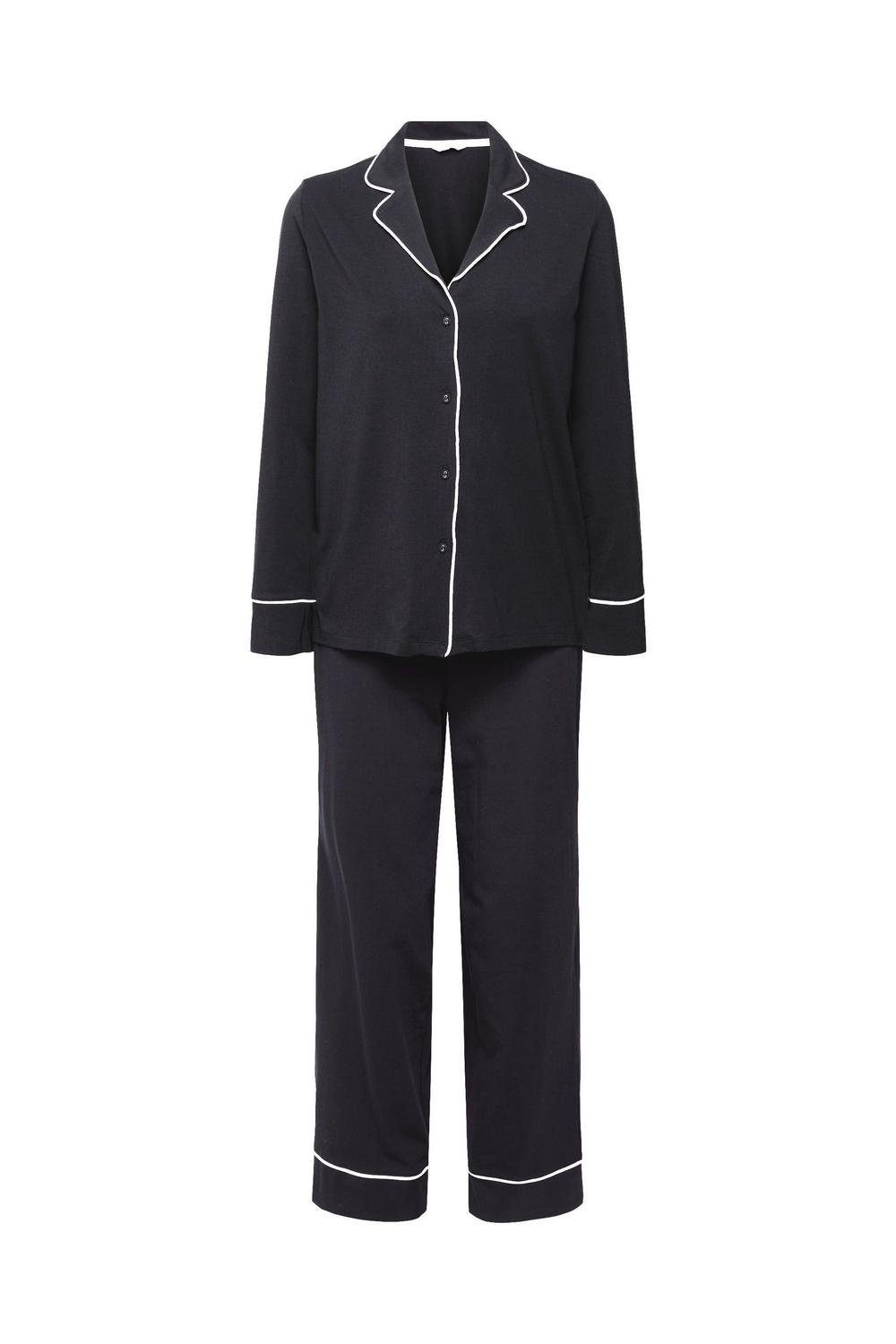 Esprit Pyjama BEAUTIFUL BASICS SUS pj ll_ls, BLACK
