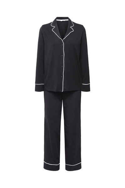 Esprit Pyjama BEAUTIFUL BASICS SUS pj ll_ls, BLACK
