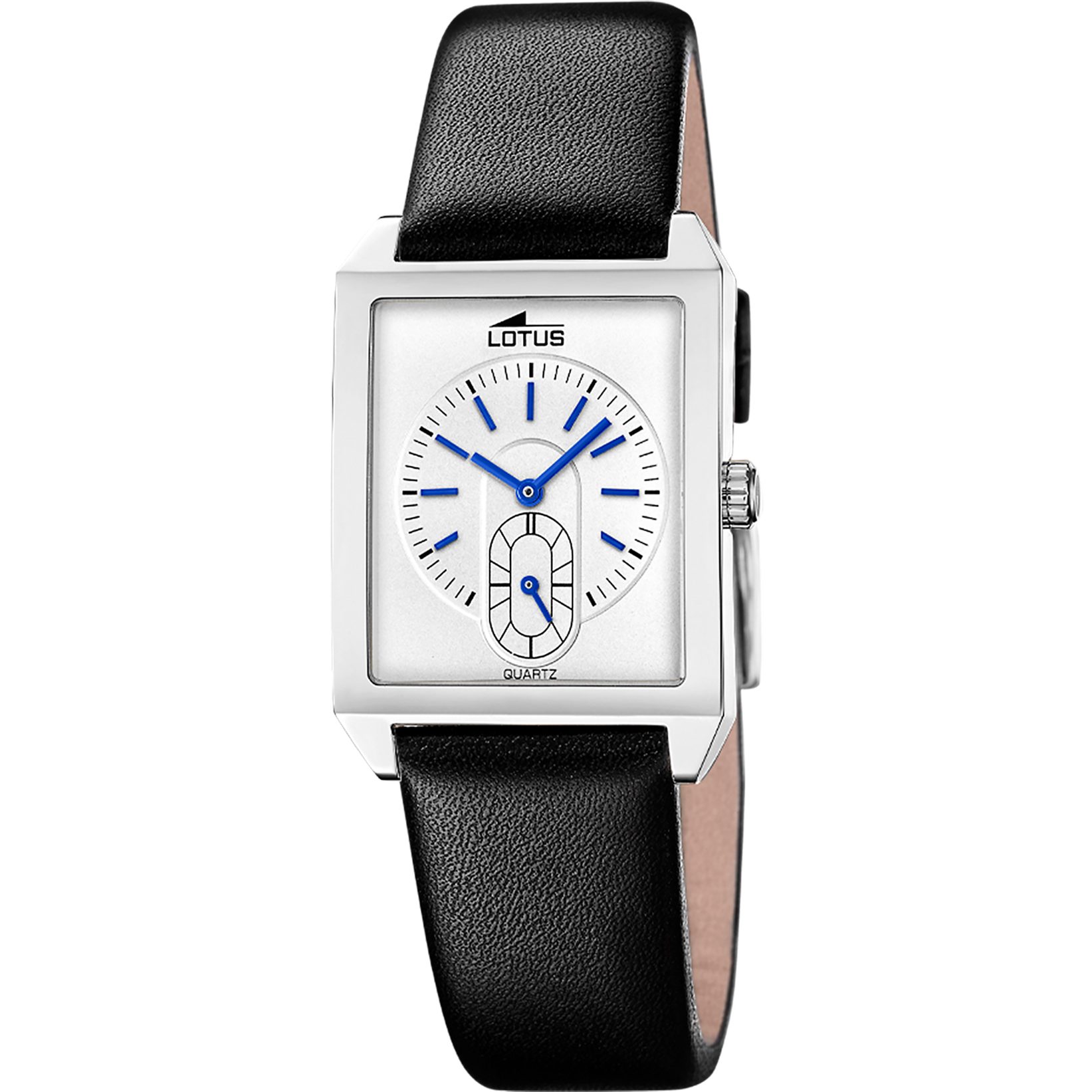 Lotus Quarzuhr Square Series 19078_1, Armbanduhr, Damenuhr, Herrenuhr, Lederarmband, analog