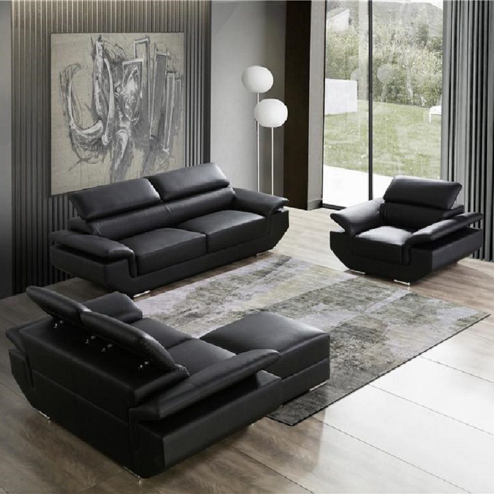 Xlmoebel Polstergarnitur Luxuriöses Sofa-Set in modernem Design mit hochwertiger Polsterung, (2-tlg., Sofagarnitur 3+2+1 Sitzer), Hergestellt in Europa