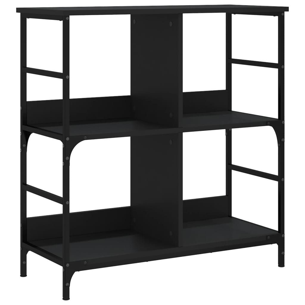vidaXL Bücherregal Bücherregal Schwarz 78,5x33x82 cm günstig online kaufen