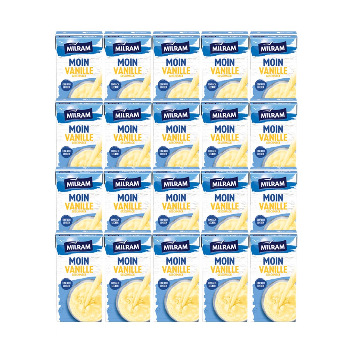 MILRAM Kakao, Milram Moin Typ Vanille köstliches Milch Mischgetränk 500ml 20er Pack