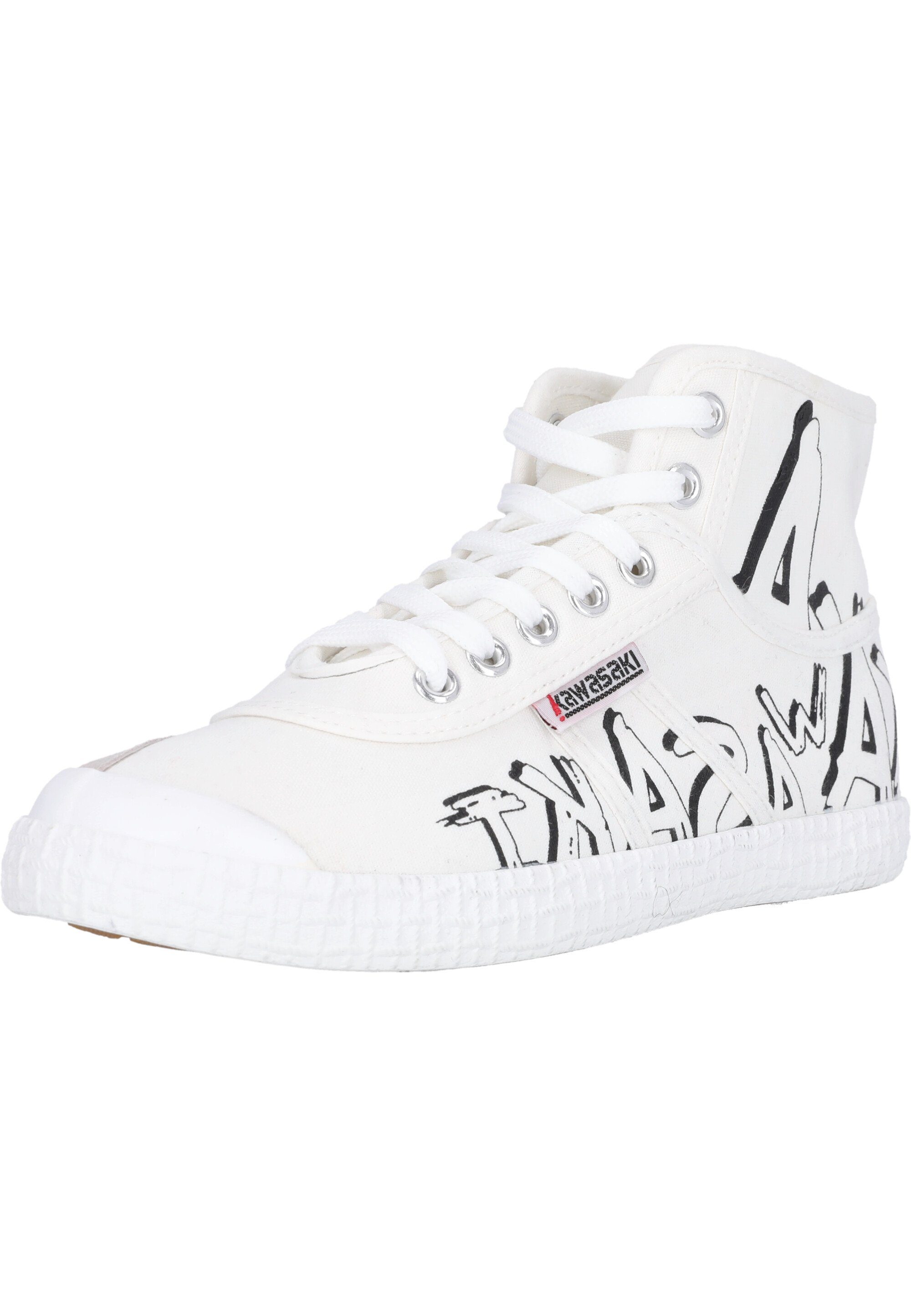 Kawasaki Graffiti Canvas Sneaker mit coolem Print