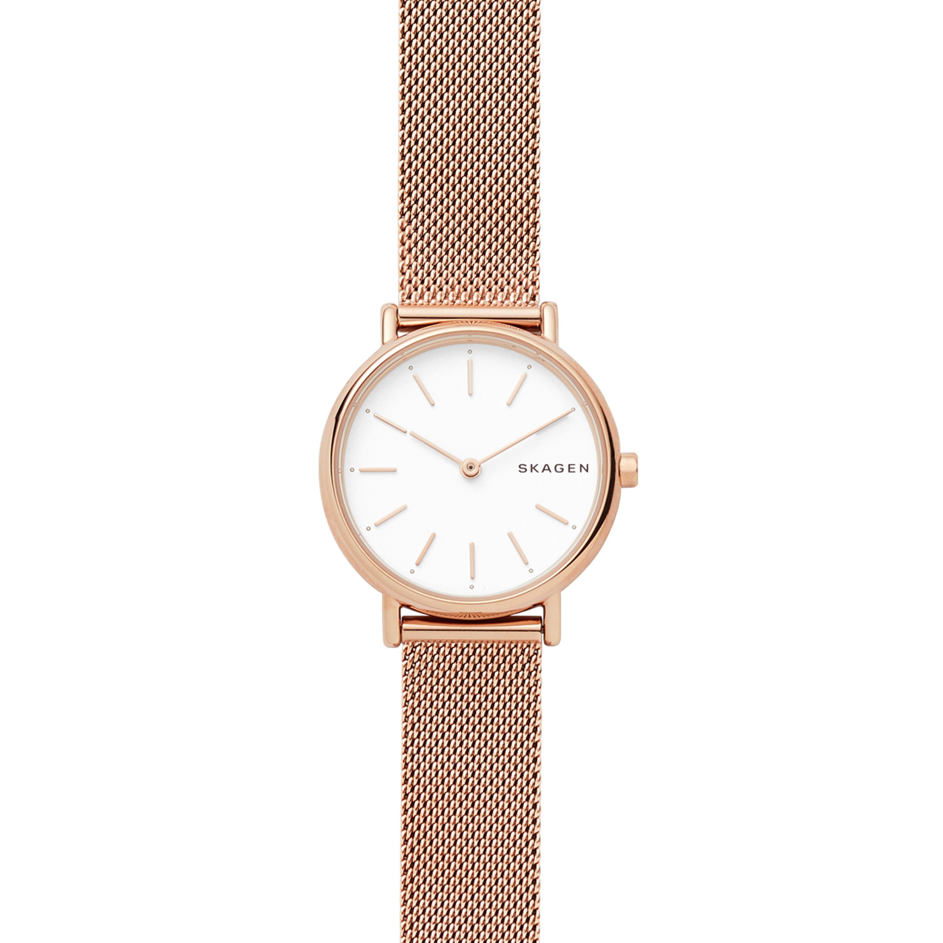 SKAGEN Quarzuhr Armbanduhr Edelstahl