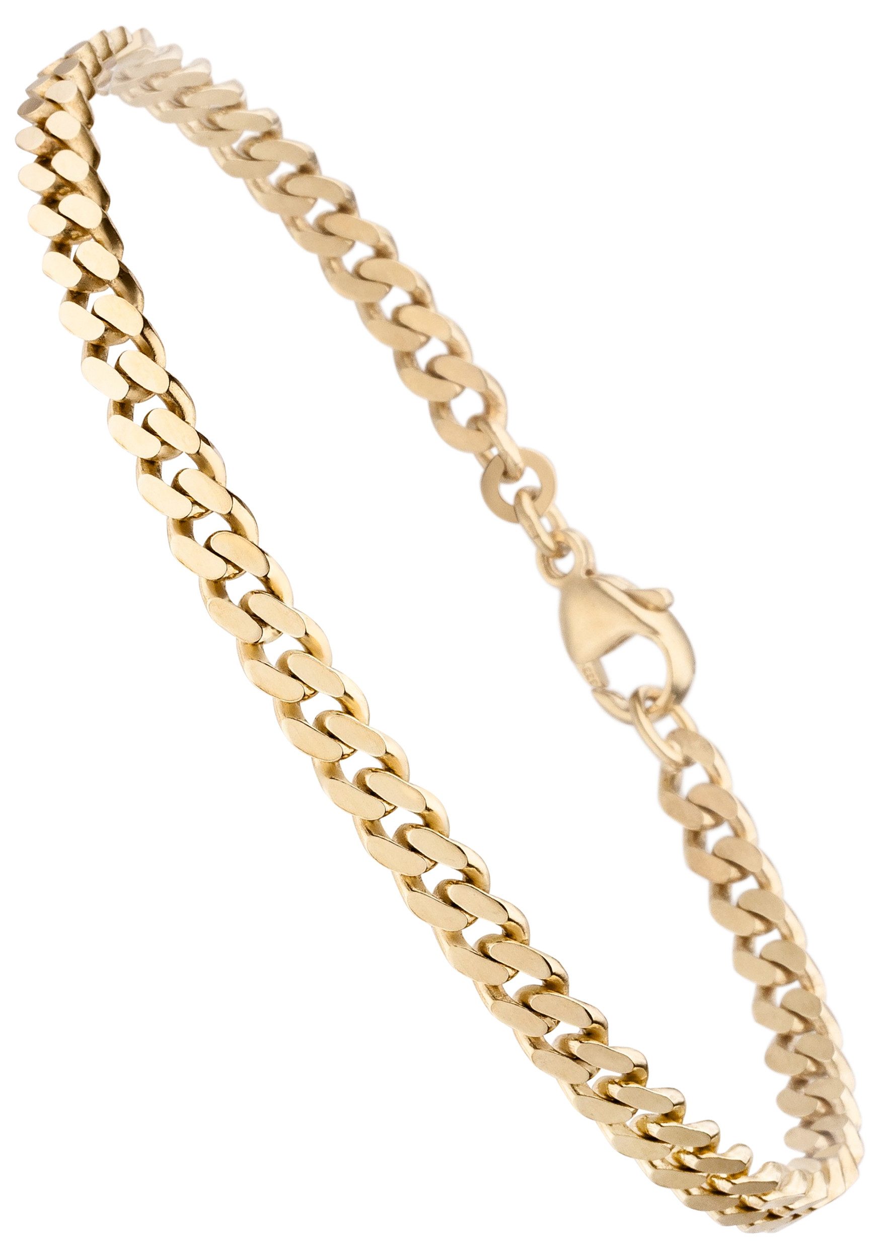 JOBO Panzerarmband Armband Panzer 4,6 mm, 333 Gold 21 cm
