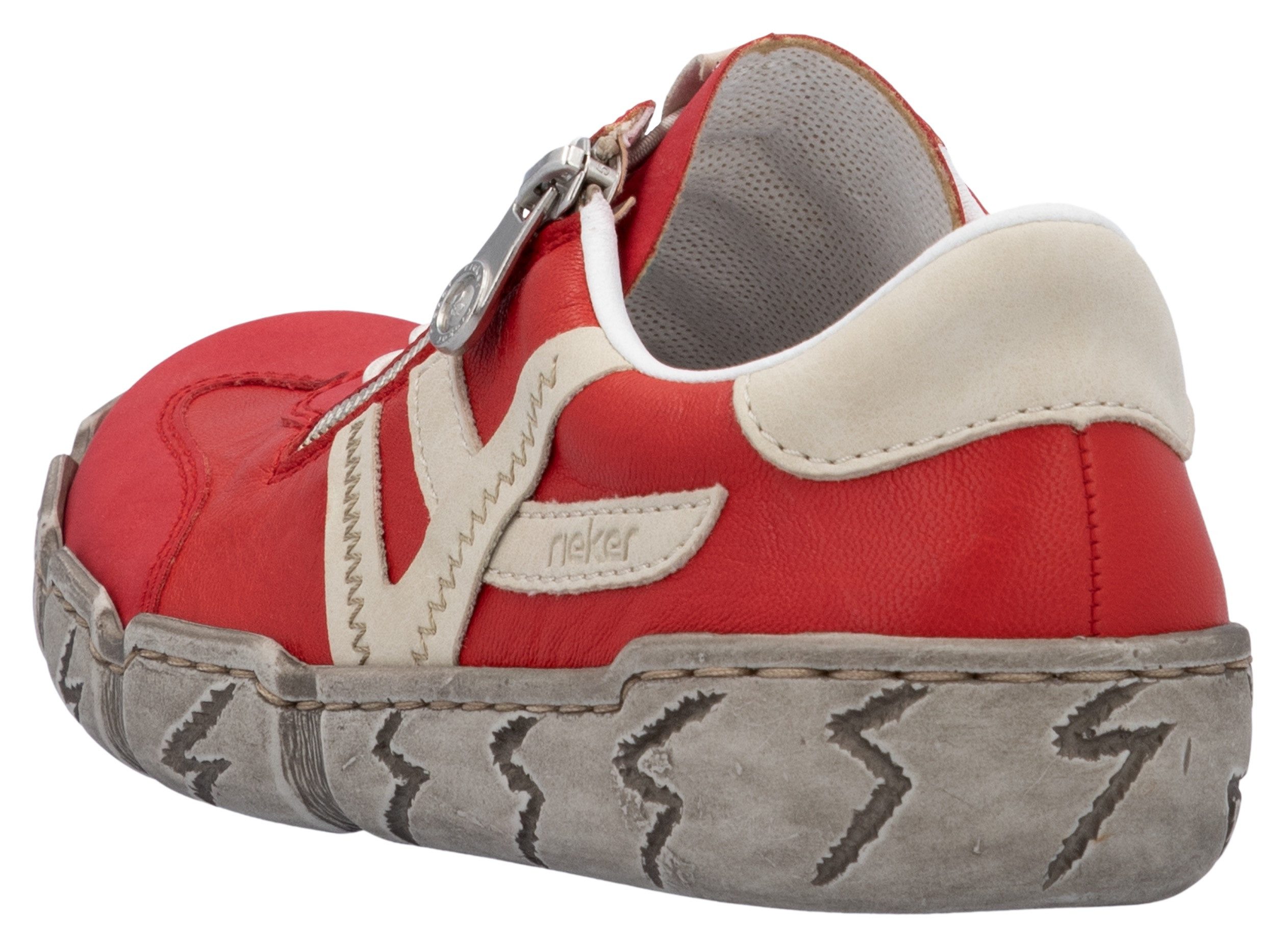 Rieker Slip-On Sneaker, Halbschuh, Schlupfschuh, Freizeitschuh mit weicher Innensohle