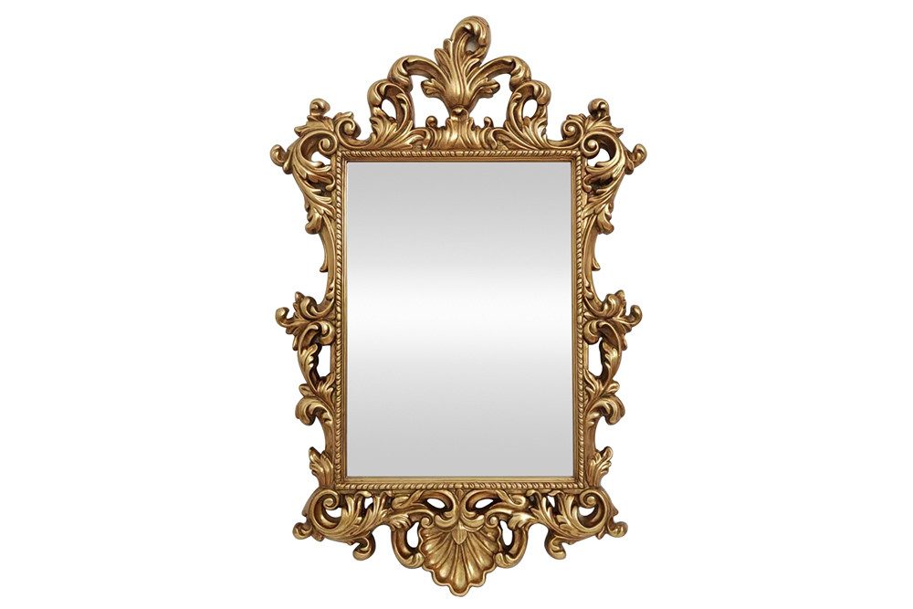 riess-ambiente Wandspiegel OPULENT 125cm gold – detailreicher Rahmen, Barock Design, Accessoire (Einzelartikel, 1-St), prächtiger Spiegel als Blickfang – ideal für Wohn- & Eingangsbereiche