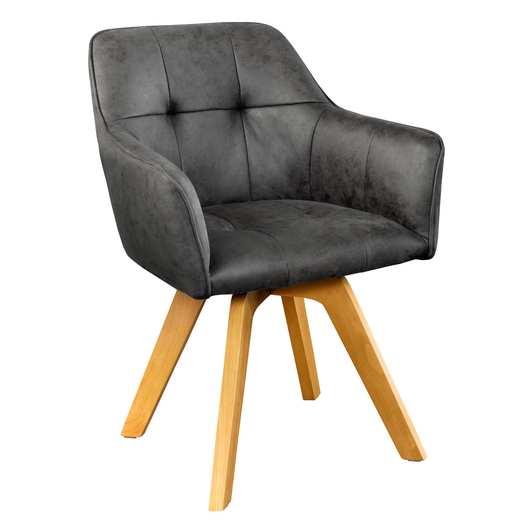 riess-ambiente Esszimmerstuhl LOFT antik grau / günstig online kaufen