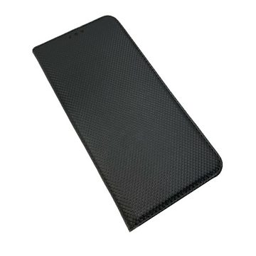 cofi1453 Handyhülle Buch Tasche "Smart" ALCATEL 1L 2021 Schwarz, Schutzhülle Handy Wallet Case Cover mit Kartenfächern, Standfunktion