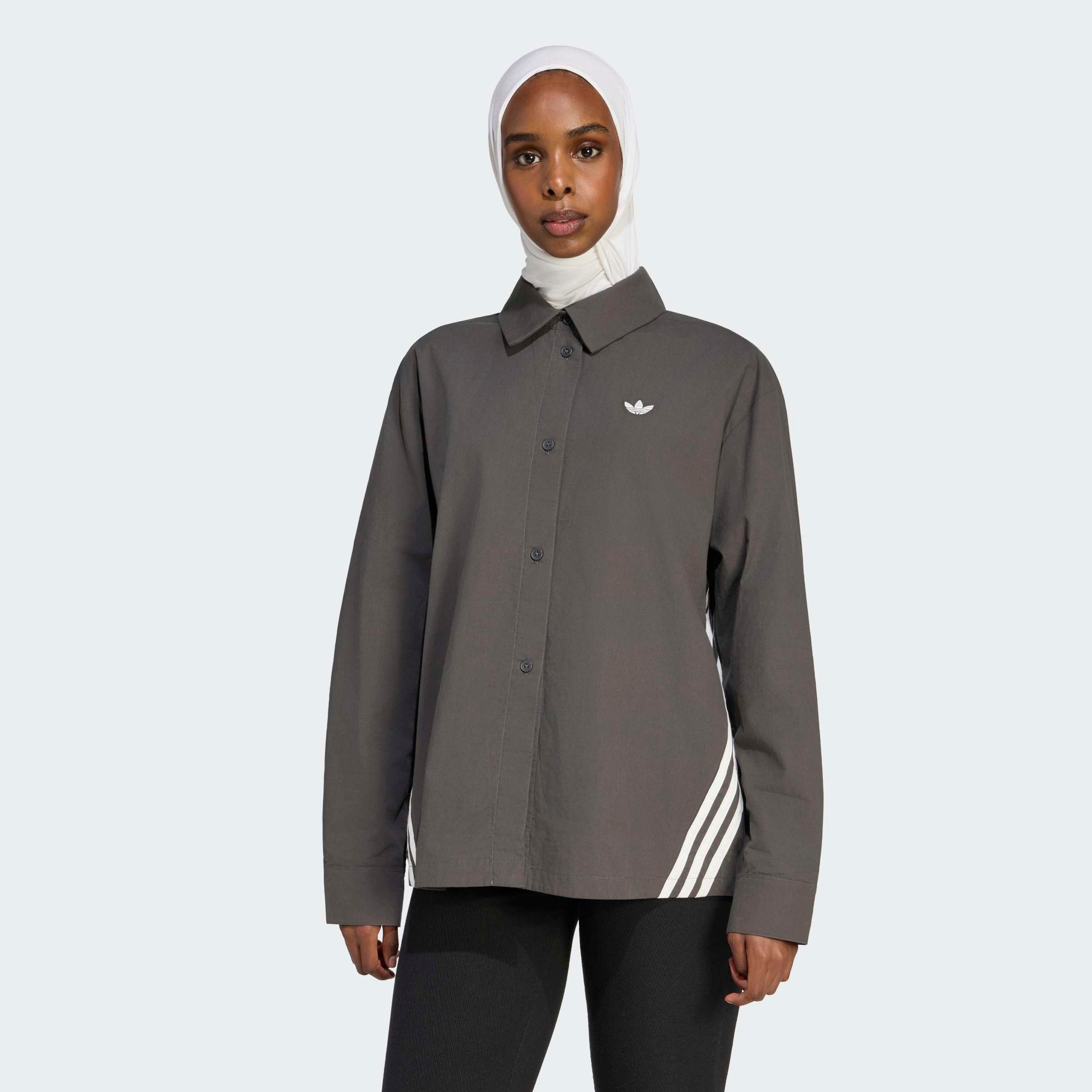adidas Originals Langarmshirt 3-STREIFEN HEMD