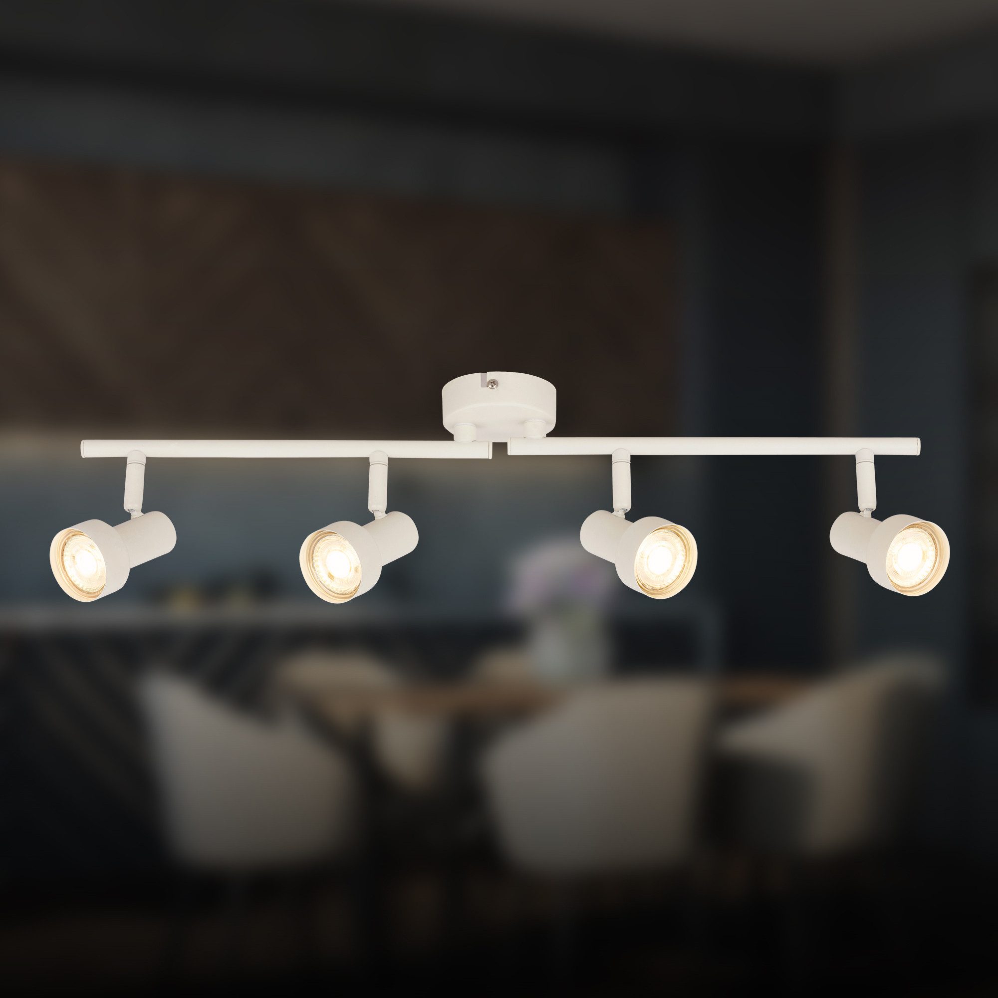 Briloner Leuchten LED Deckenspots TAPP, ohne Leuchtmittel, 60,5x13,5 cm, Wo günstig online kaufen