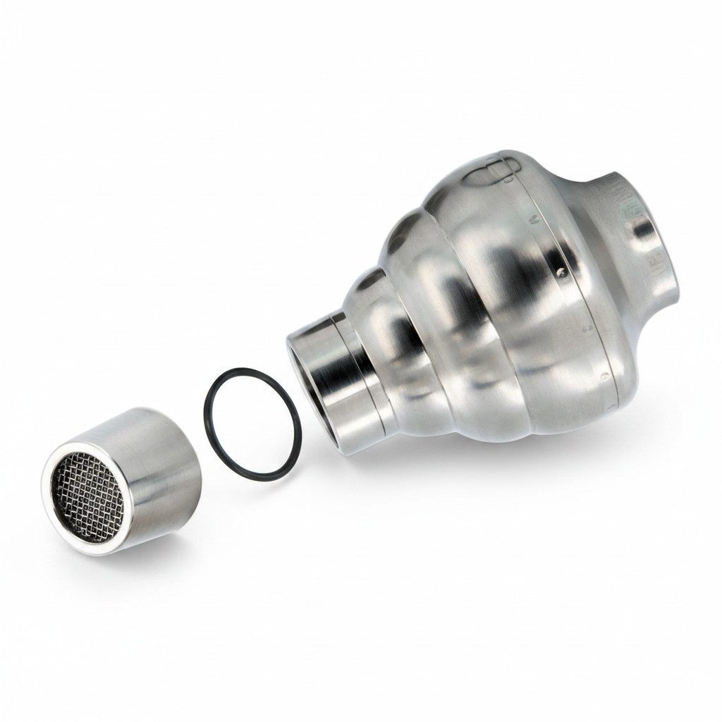 Prime Inventions Patronenfilter, Aquawhirler AW-888 Edelstahl Wasserwirbler