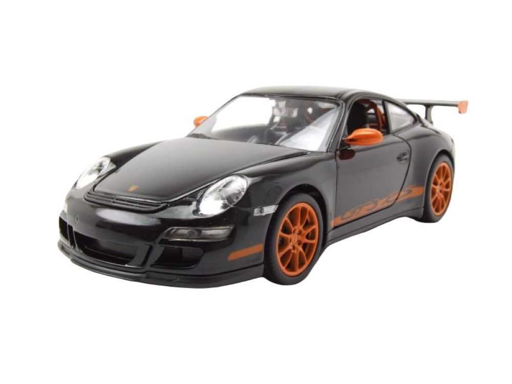 Welly Modellauto Porsche 911 (997) GT3 RS 2007 schwarz, Maßstab 1:24