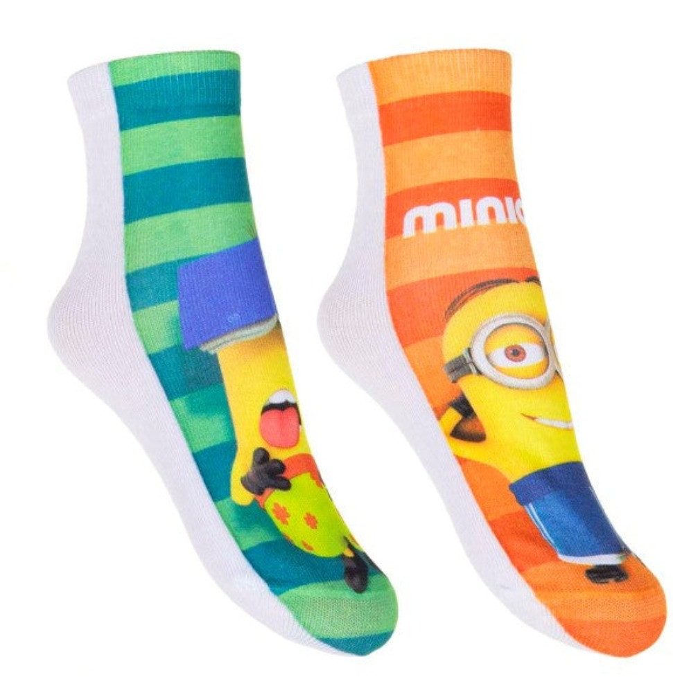 Tinisu Socken Minions Socken 2 Paar Unisex Socks Outdoor-Socken