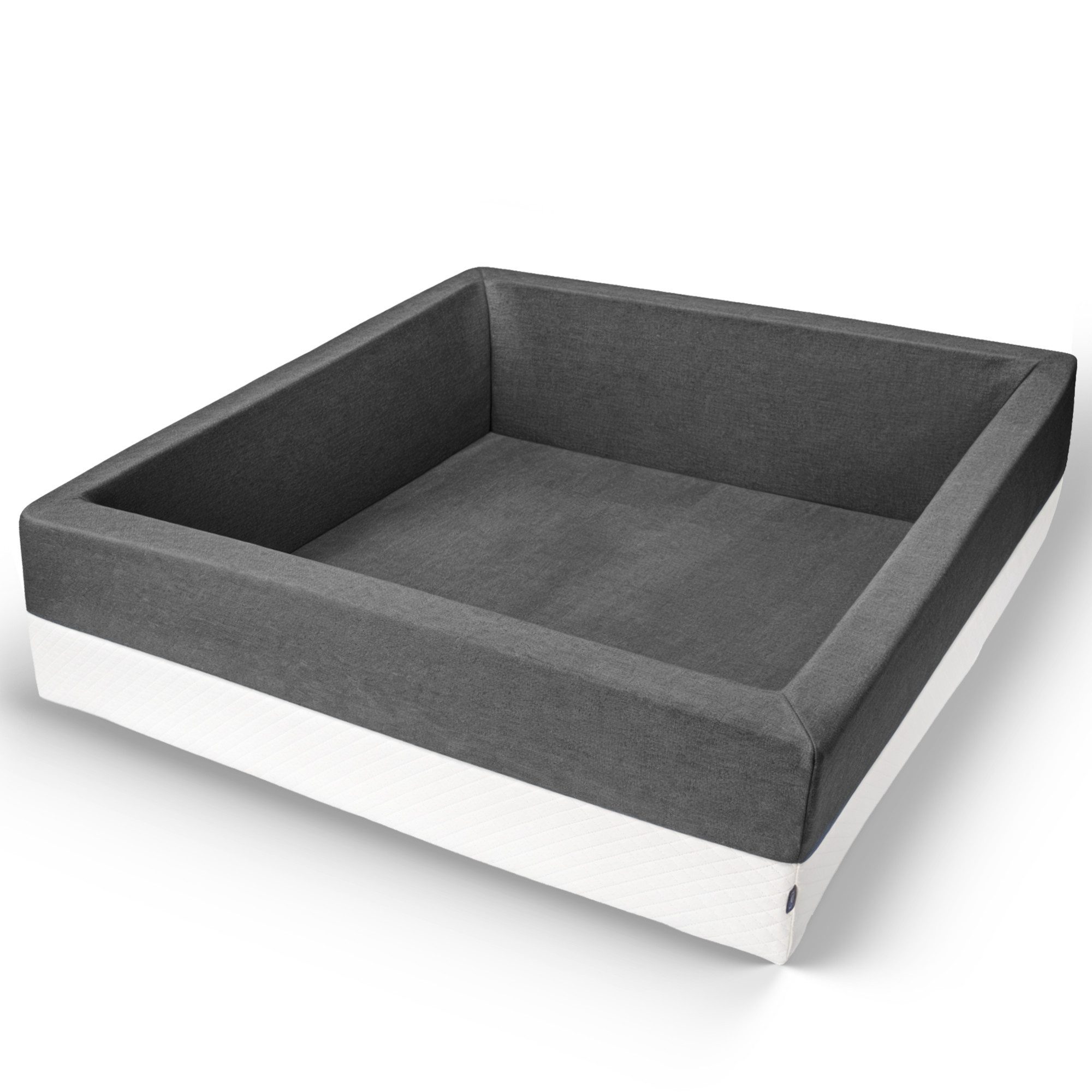 Rainbow Kids М'ячіbad XXL Luxus М'ячіbad М'ячіpool Spielbecken 120x120x40 ohne М'ячі, Made in Europe