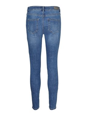 Vero Moda Skinny-fit-Jeans Vero Moda Damen Skinny-Fit Jeans-Hose - VmFlash Hose Stonewashed