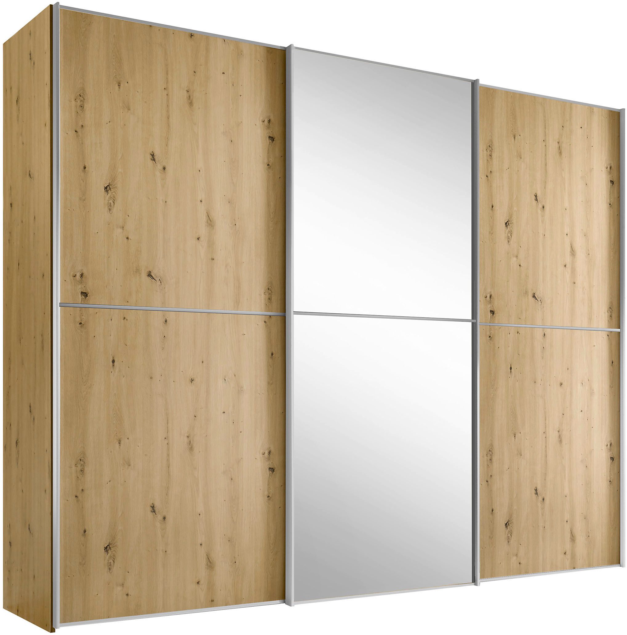 STAUD Schwebetürenschrank Sinfonie Plus, edles Design in hochwertiger Qualität, Made in Germany Mit Spiegeltüre und vier verschiedenen Ausstattungsvarianten