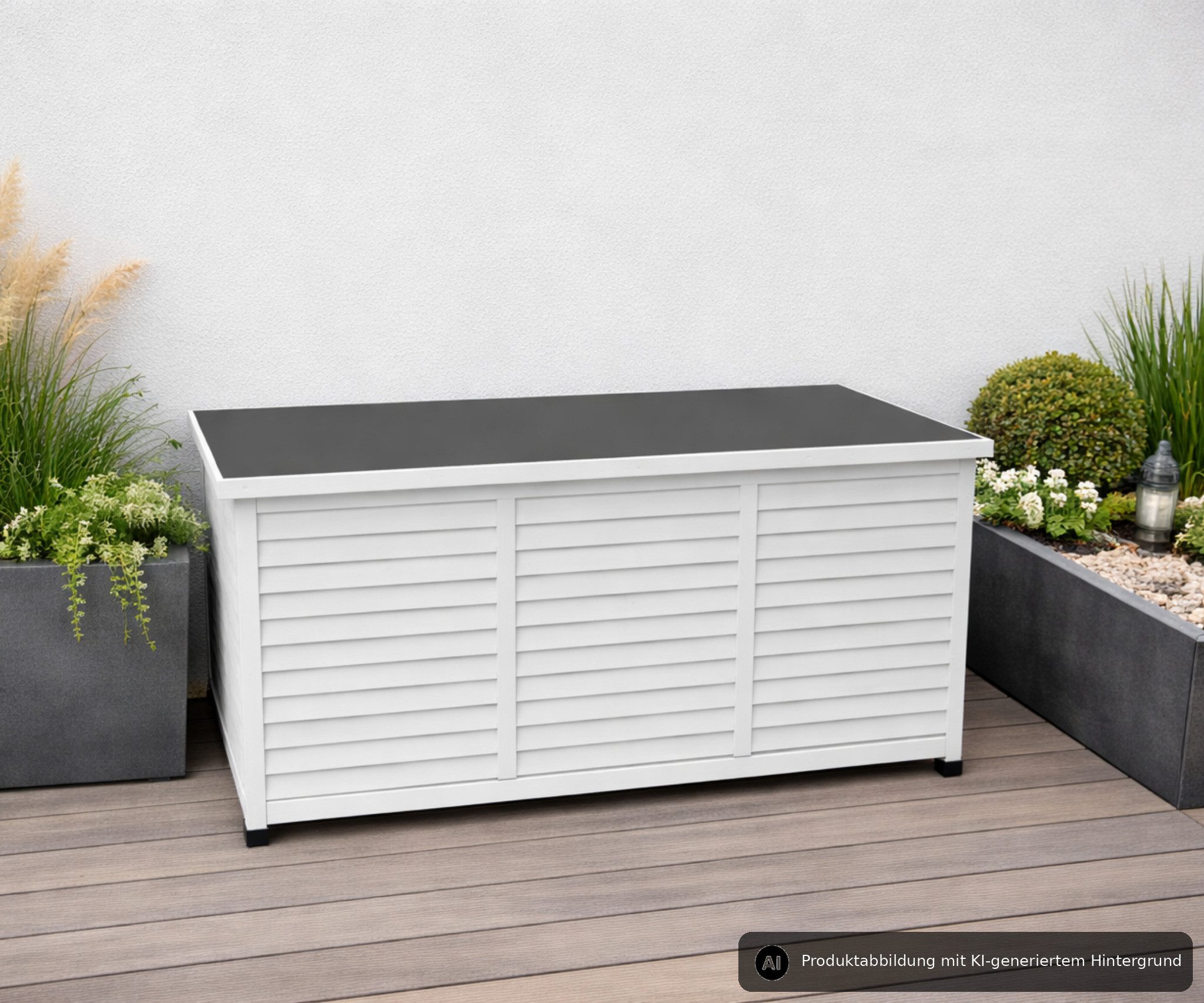 Leco Auflagenbox Kissenbox Aufbewahrungsbox Gartenbox Gartenaufbewahrung VINTAGE