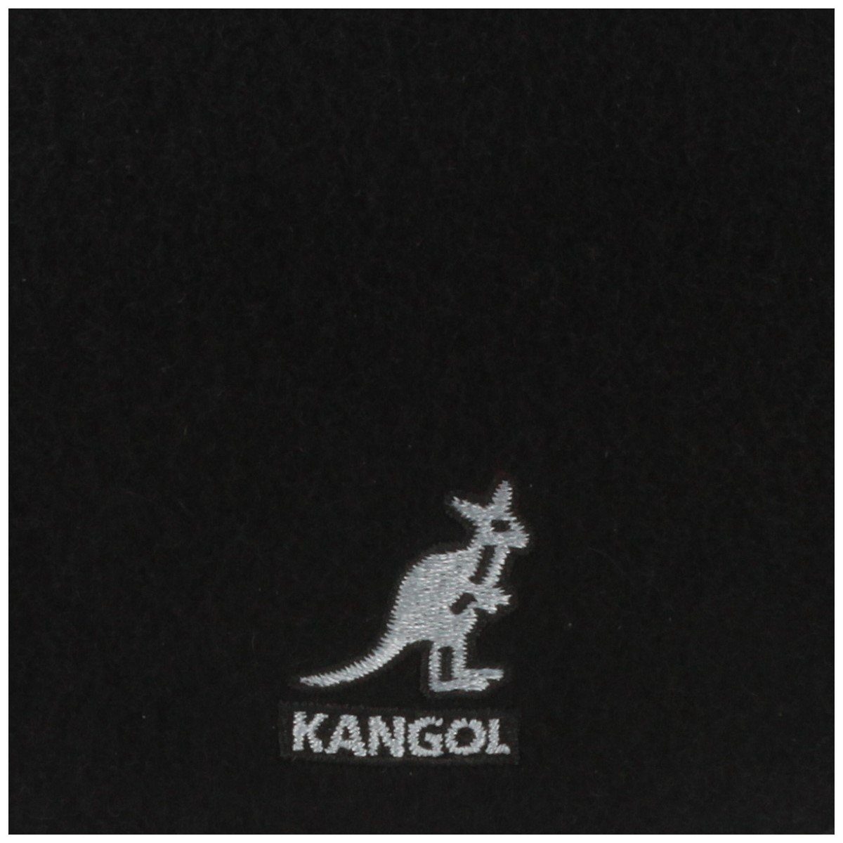 Kangol 504 Schwarz Cap Schiebermütze aus Wolle