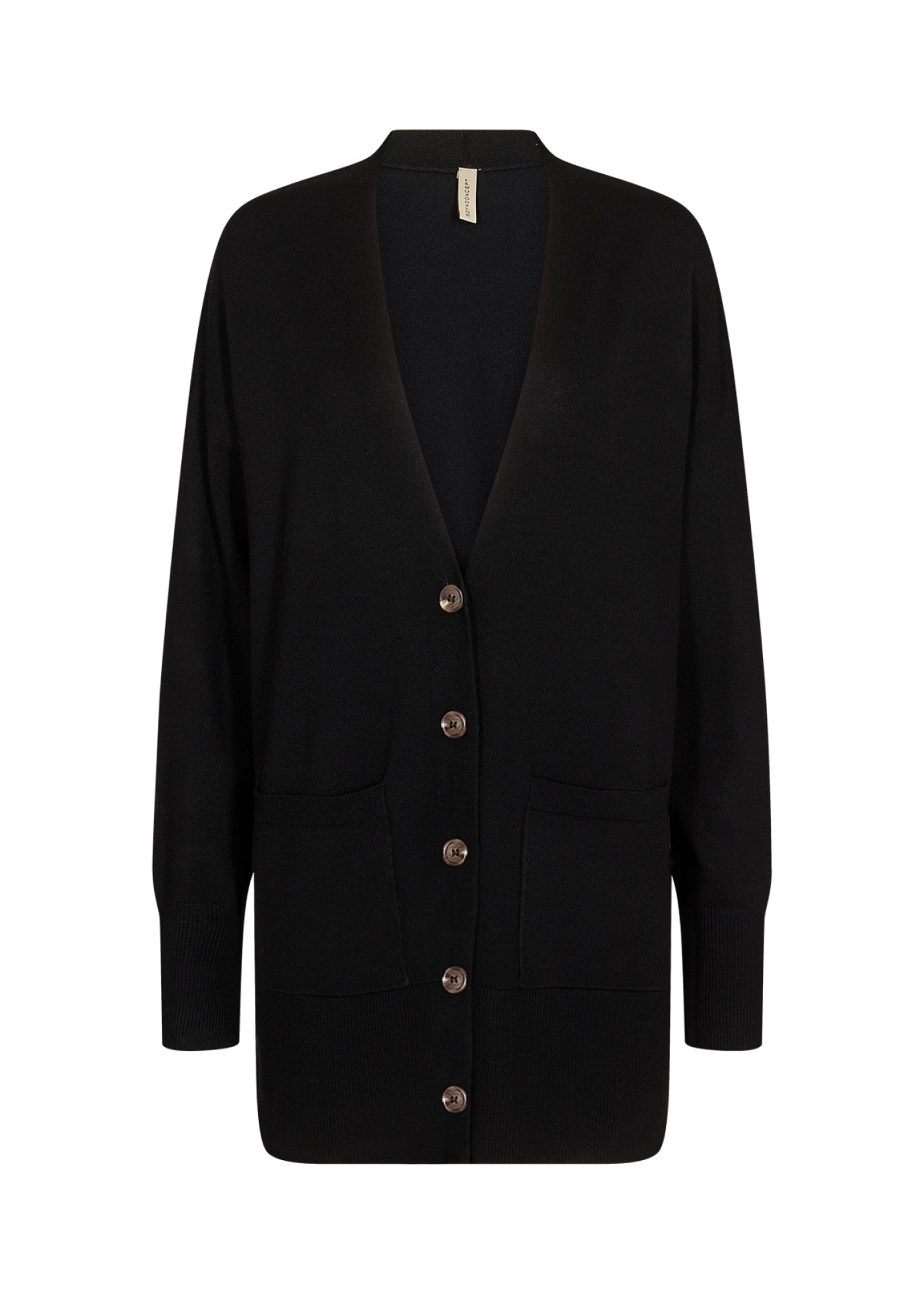 Longstrickjacke