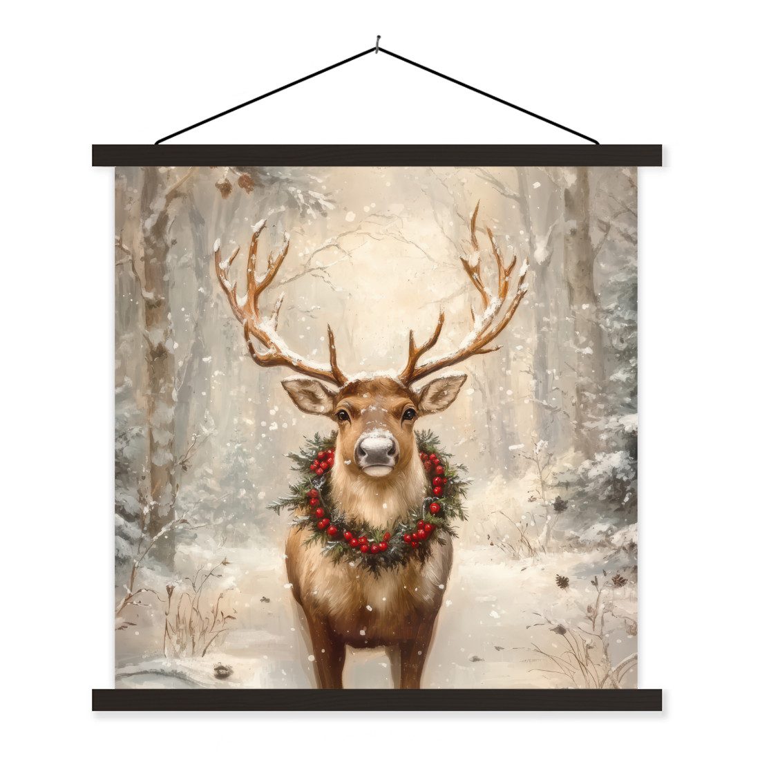 MuchoWow Poster Weihnachten - Rentier - günstig online kaufen