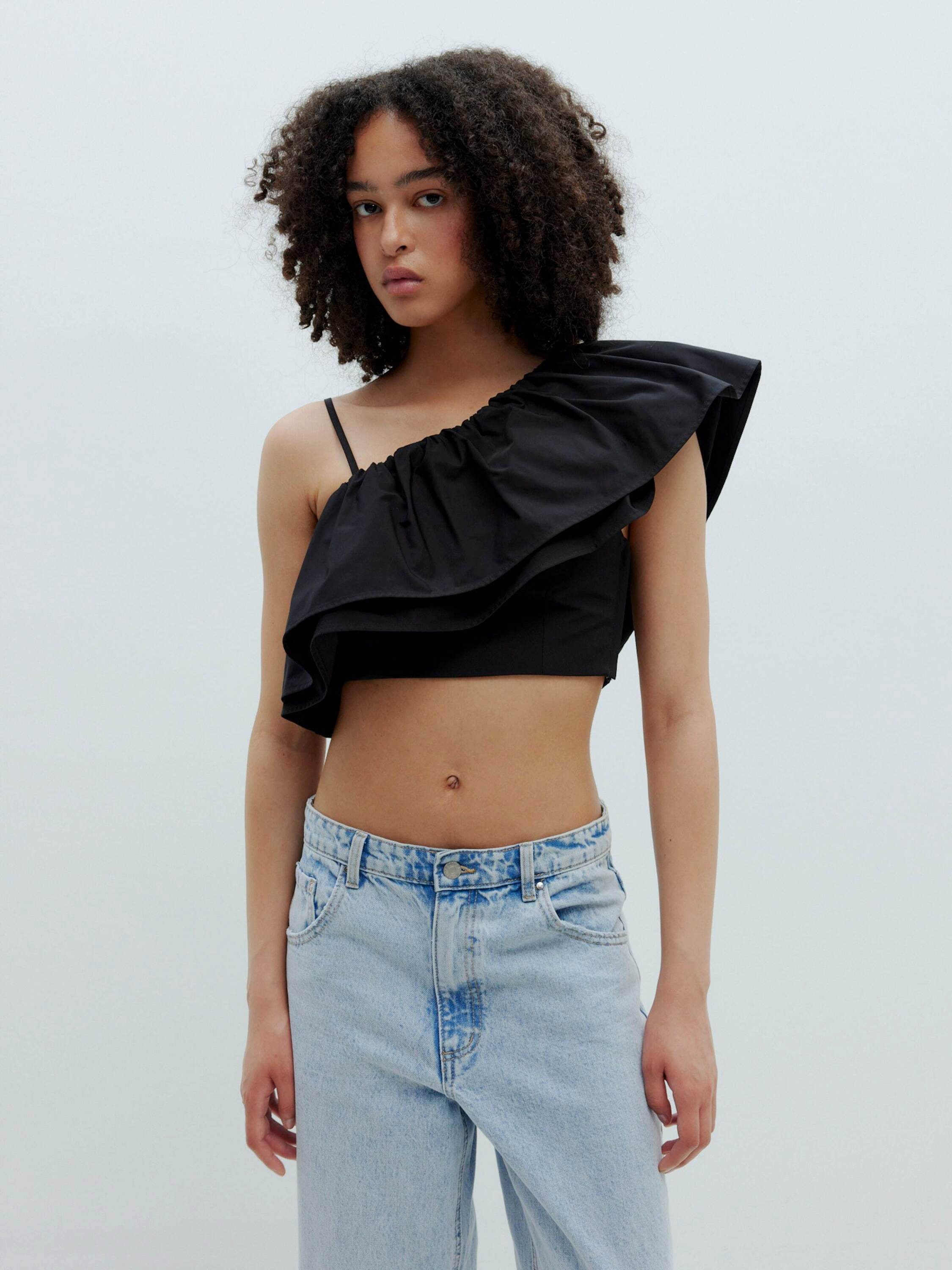 EDITED Funktionsbluse Leana (1-tlg) Volant