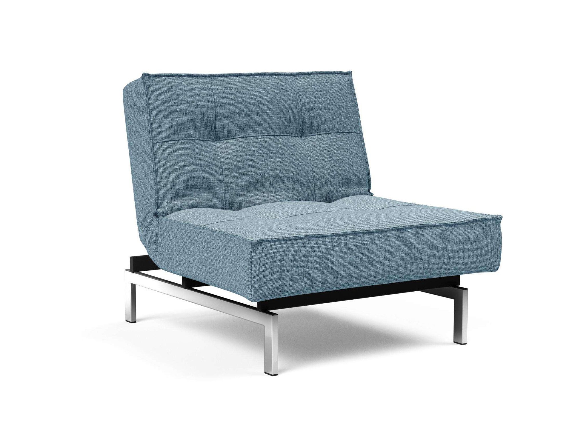 INNOVATION LIVING ™ Sessel Splitback, mit chromglänzenden Beinen, in skandinavischen Design