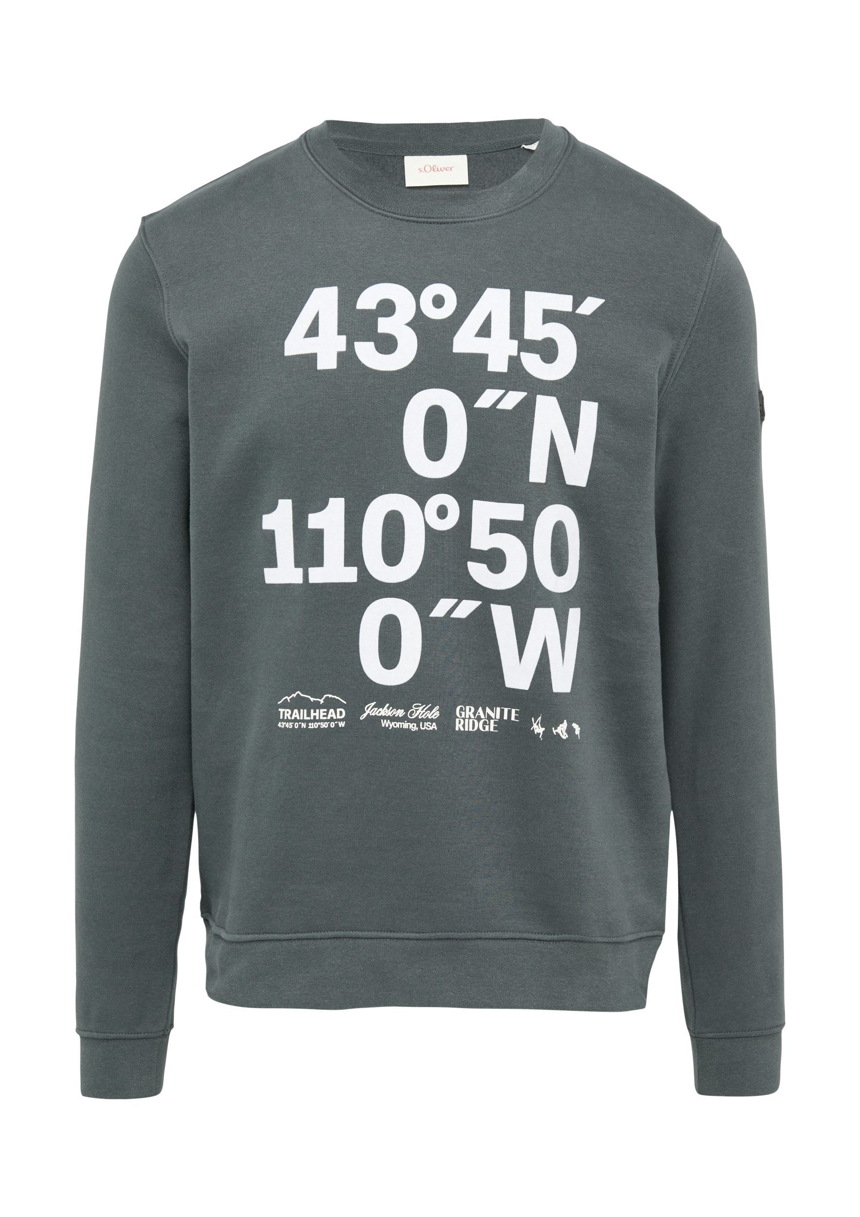 s.Oliver Sweatshirt mit Frontprint günstig online kaufen
