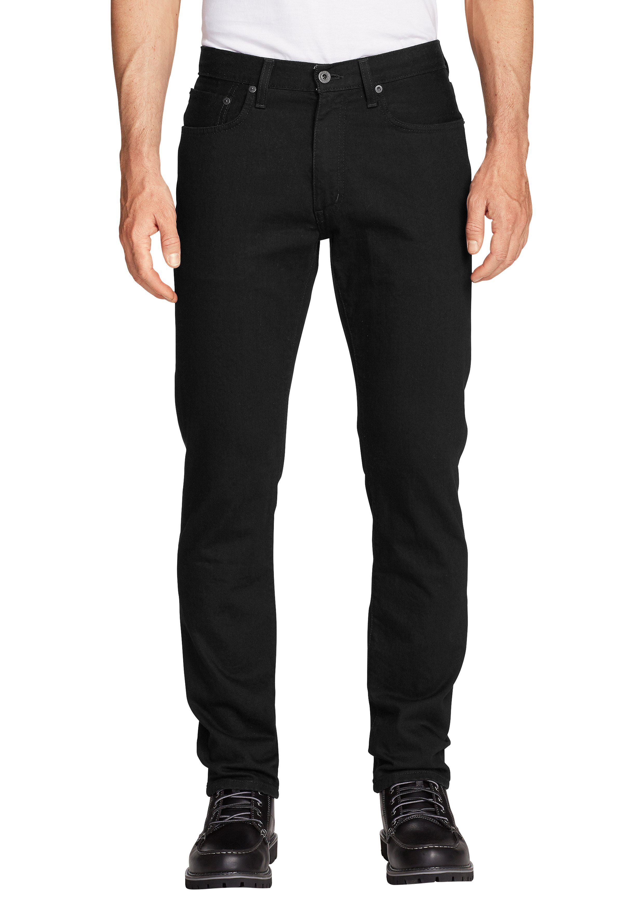 Flex Slim Bauer Schwarz - Eddie Slim-fit-Jeans Fit