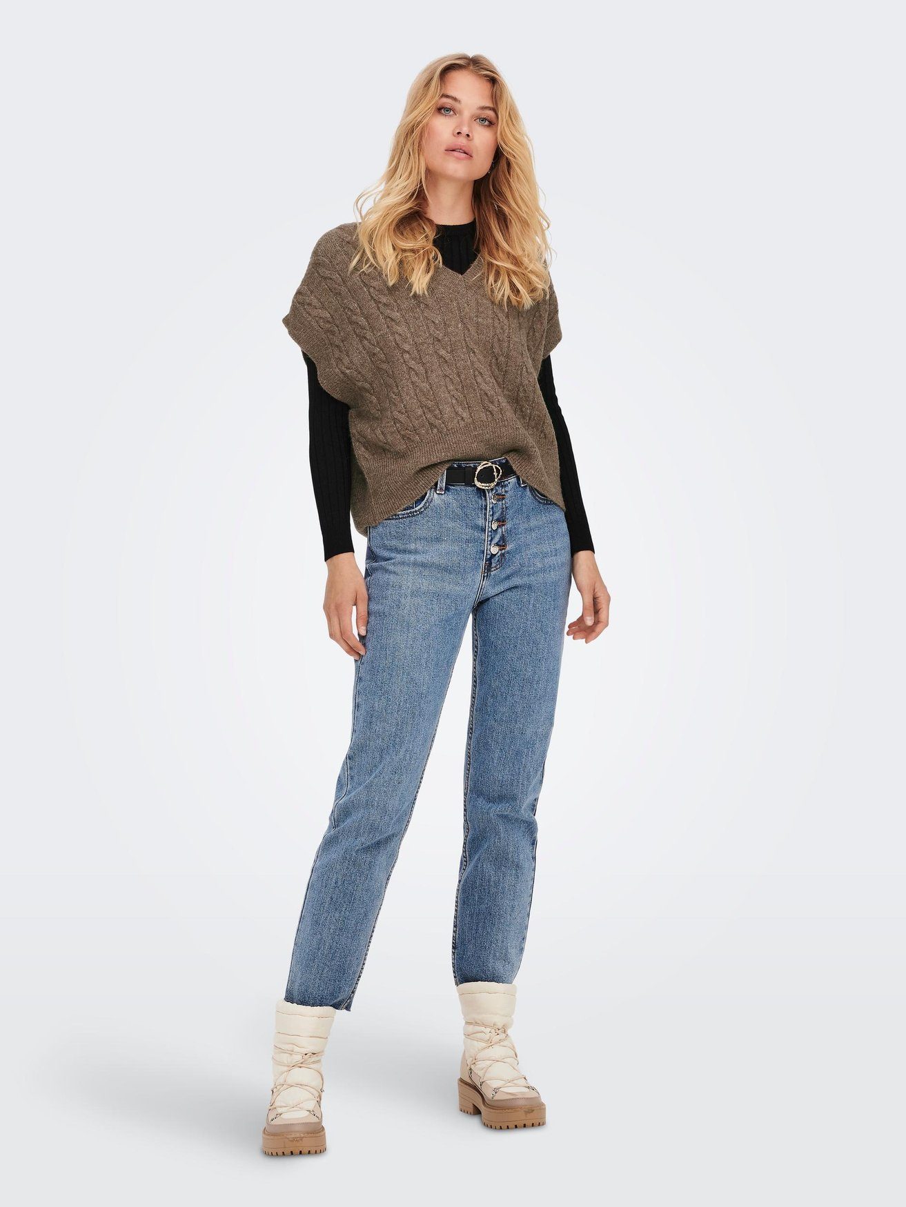 ONLY Strickpullover ONLMELODY VEST KNT NOOS günstig online kaufen