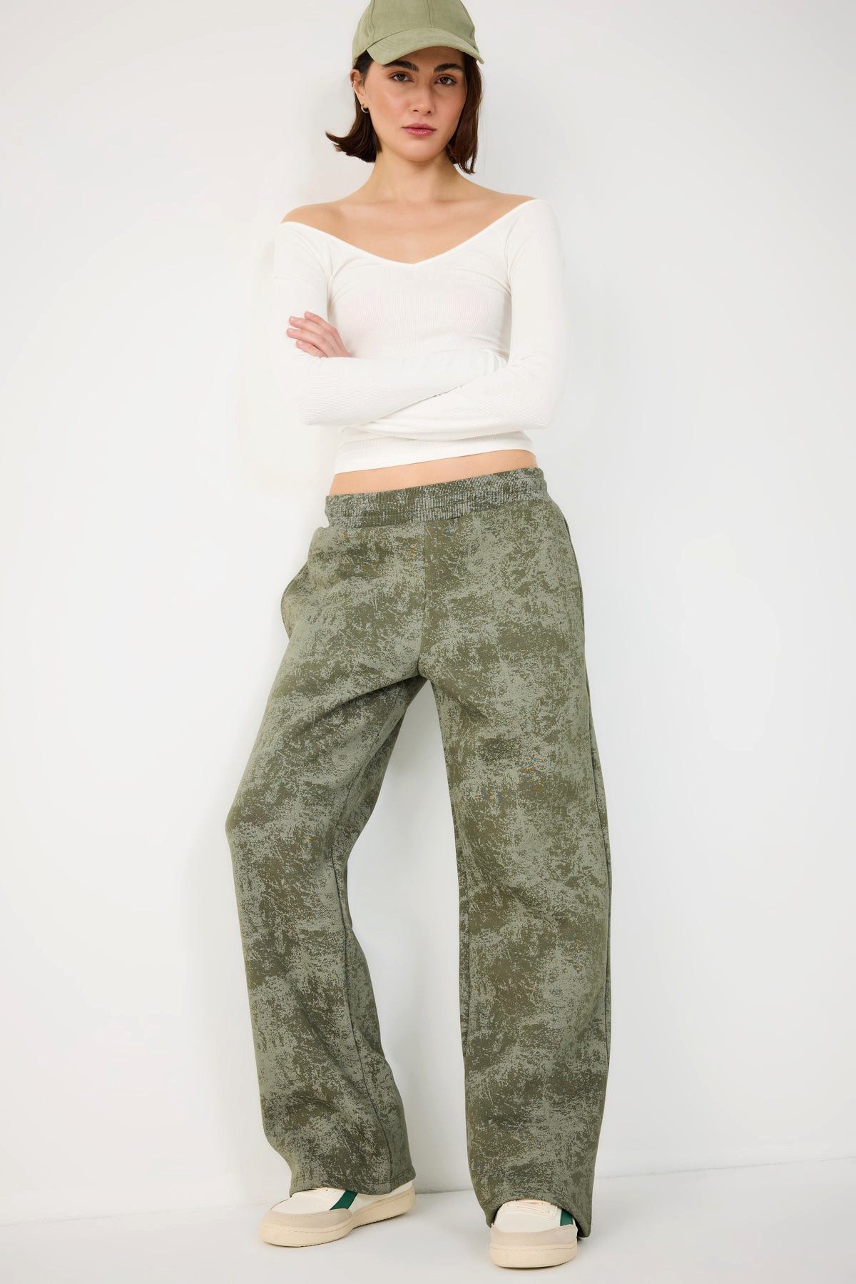 No Matter What Sweatponcho Bequeme Hose aus Baumwolle mit gebürstetem Effek günstig online kaufen