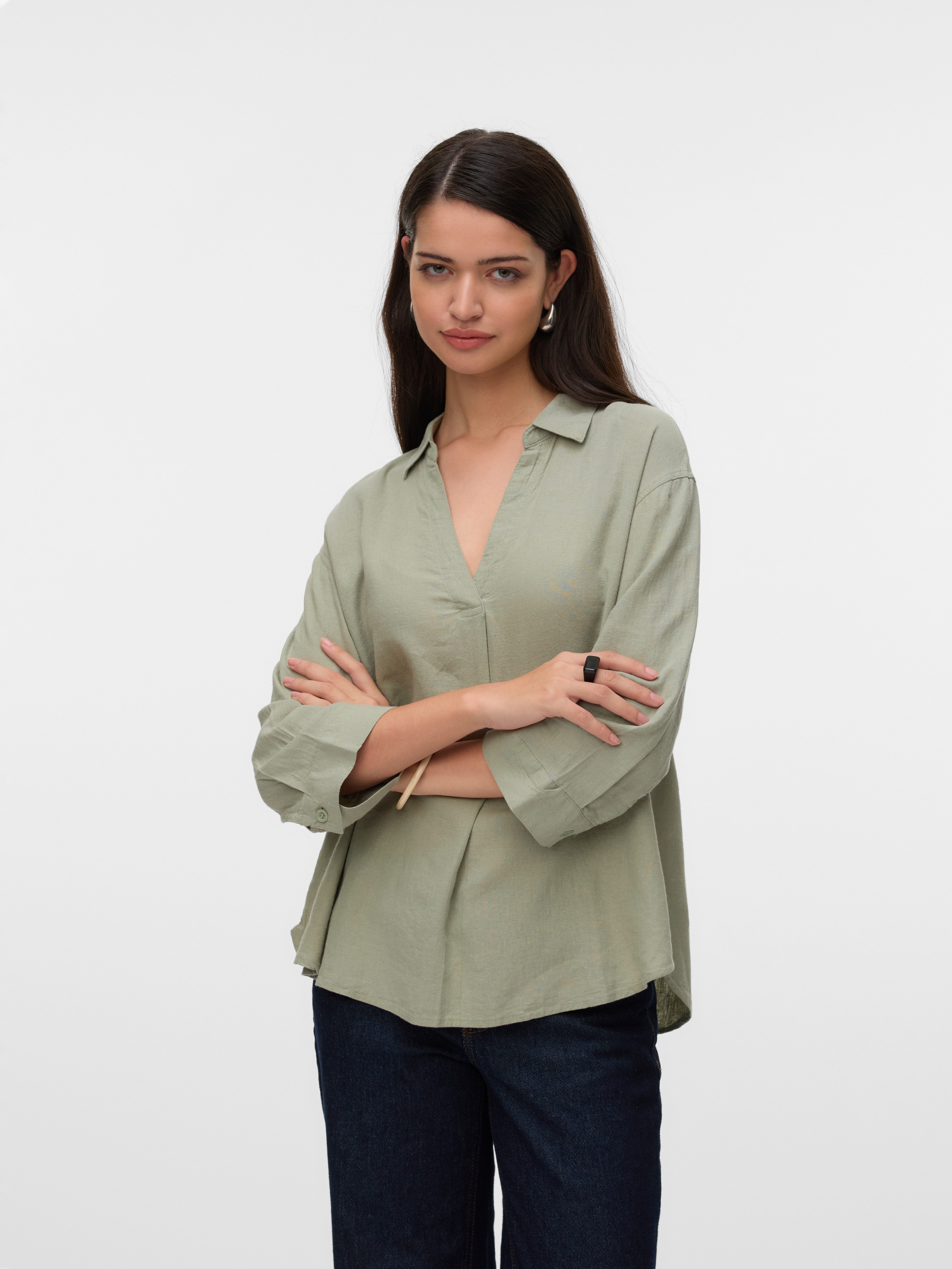 Vero Moda Shirtbluse VMLINN 3/4 TOP günstig online kaufen